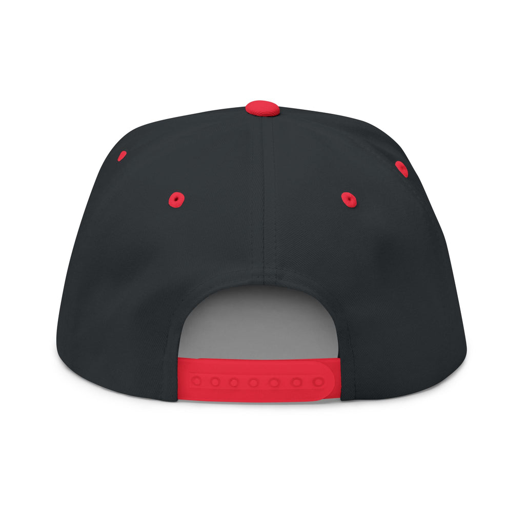 Flat Bill Cap - "Bass Therapy" Embroidered Snapback Hat