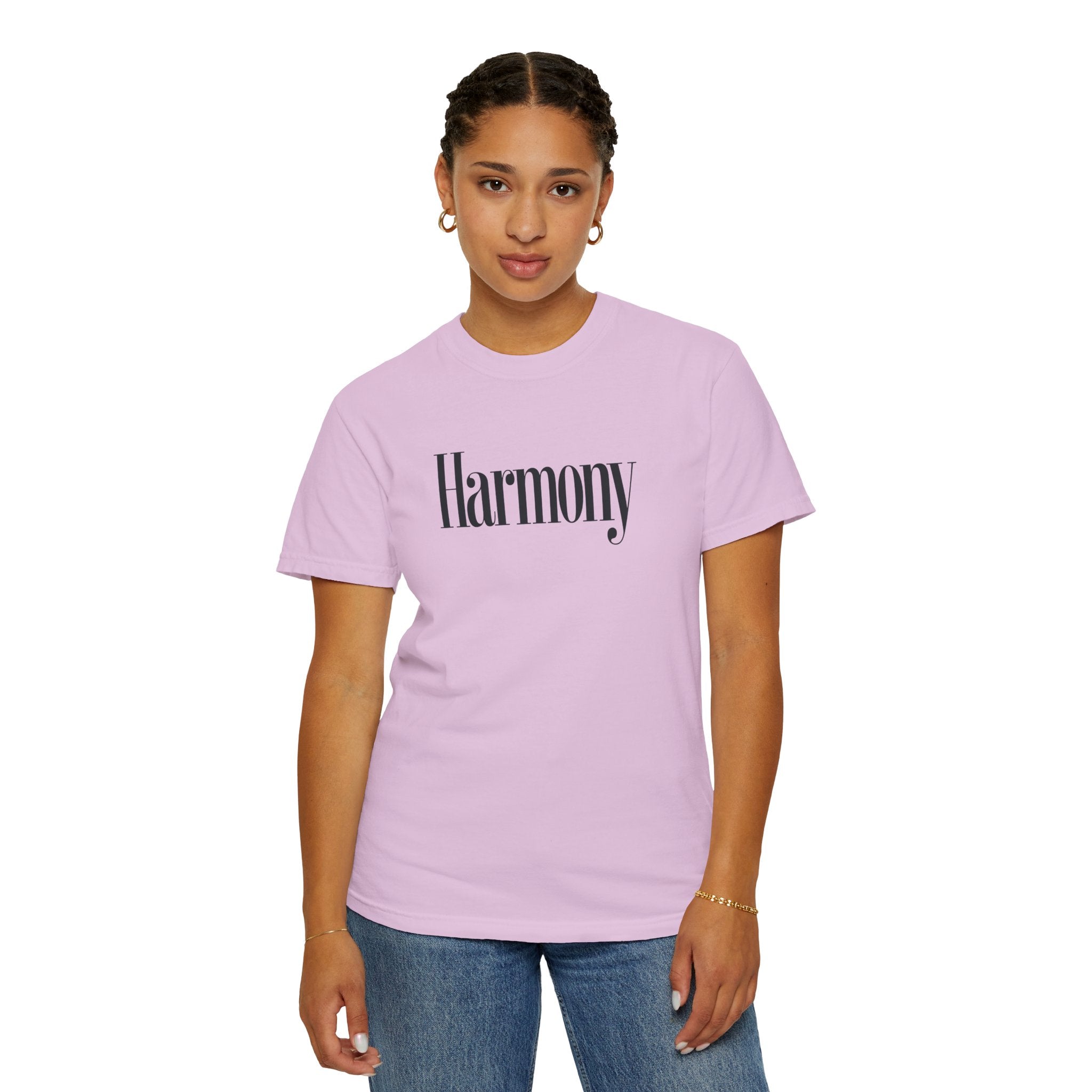 Harmony T-Shirt — Positive Message Garment-Dyed Tee