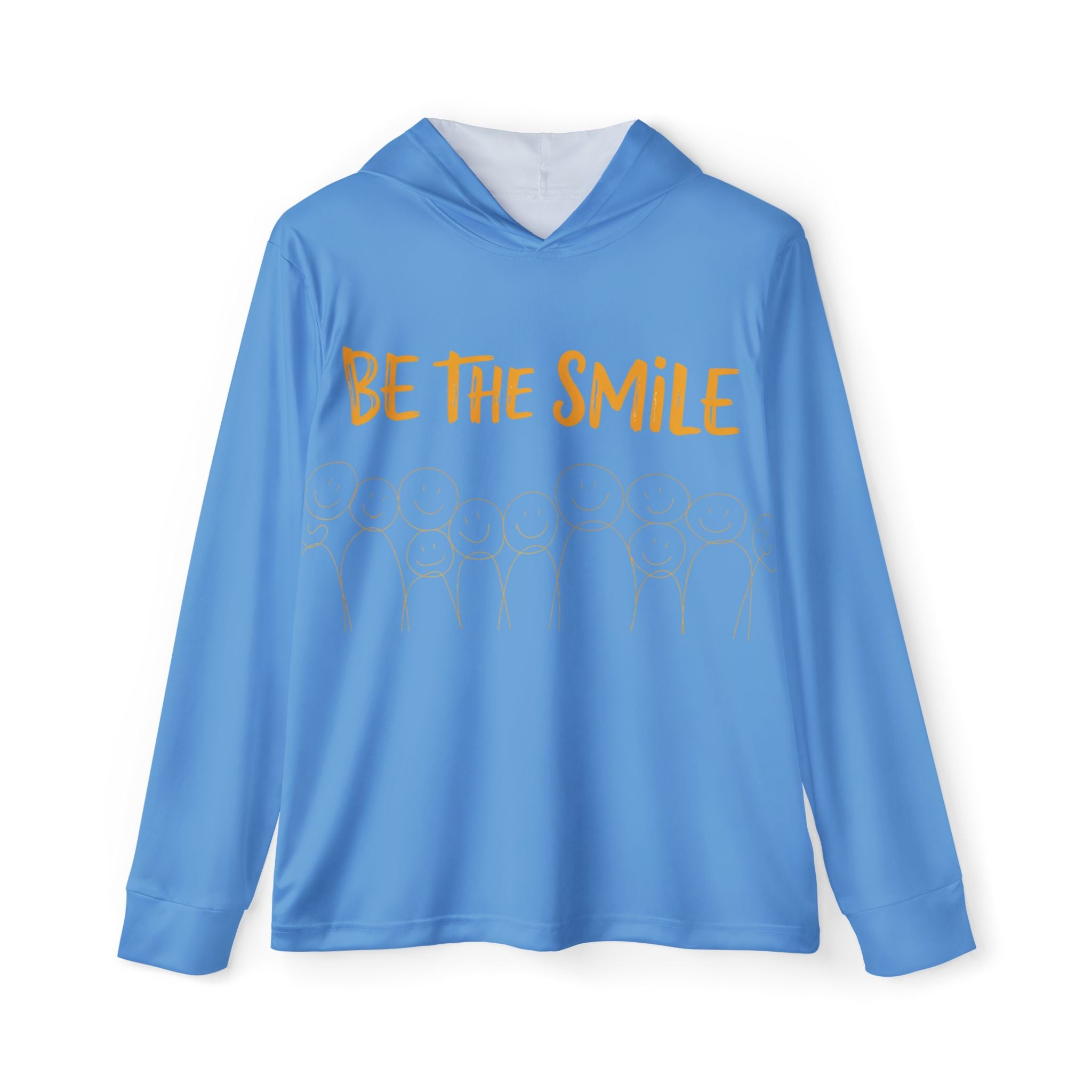 Be The Smile Beach Hoodie — Men's lightweight UV ultra comfort shirt