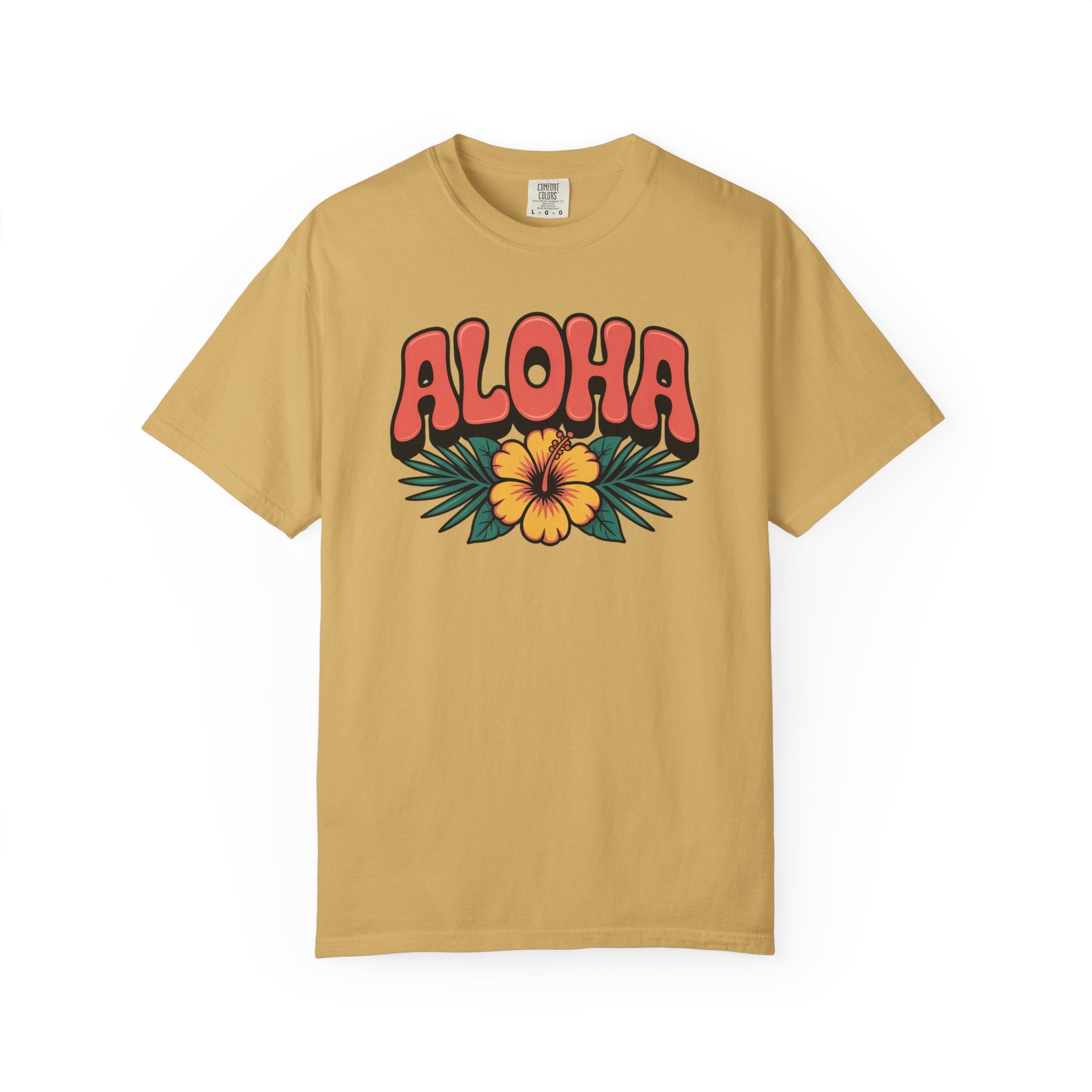 Aloha T-Shirt — Positive Message Garment-Dyed Tee