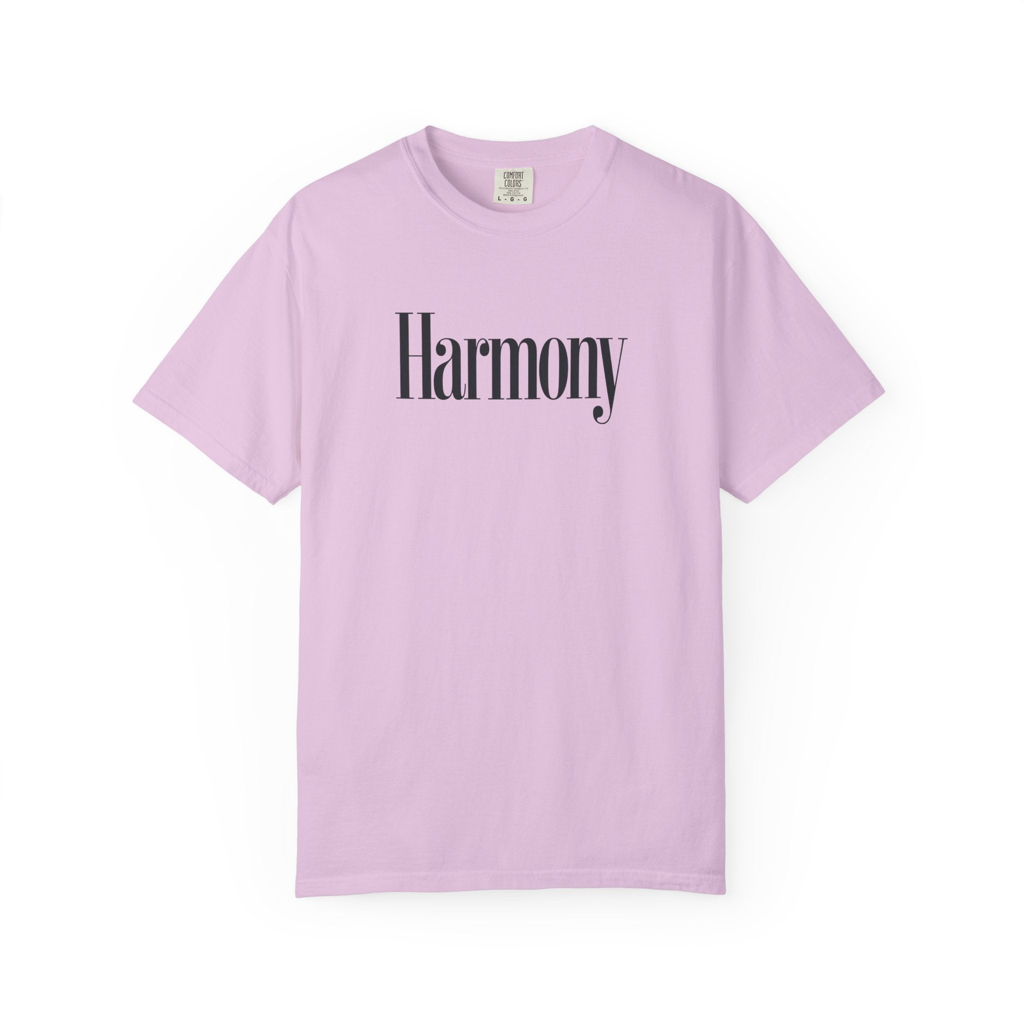 Harmony T-Shirt — Positive Message Garment-Dyed Tee
