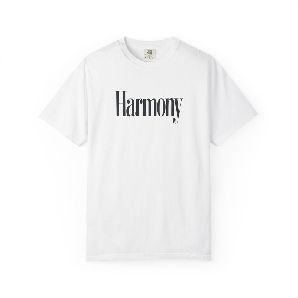 Harmony T-Shirt — Positive Message Garment-Dyed Tee