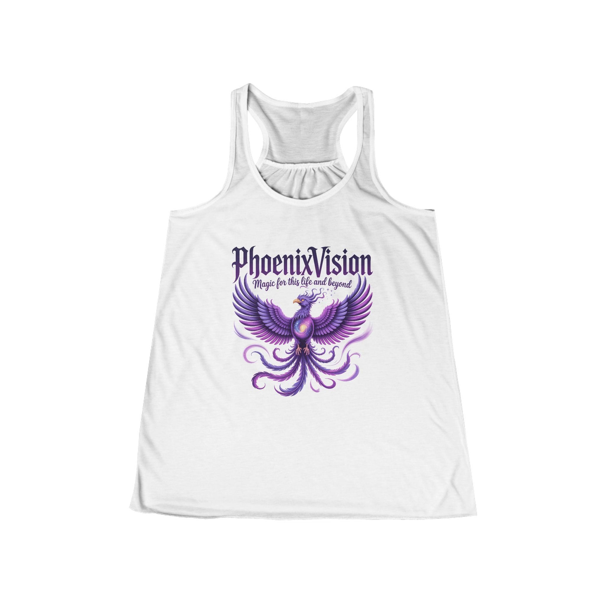 Phoenix Vision — Women's Flowy Racerback Tank Top (Dancing Goddess)