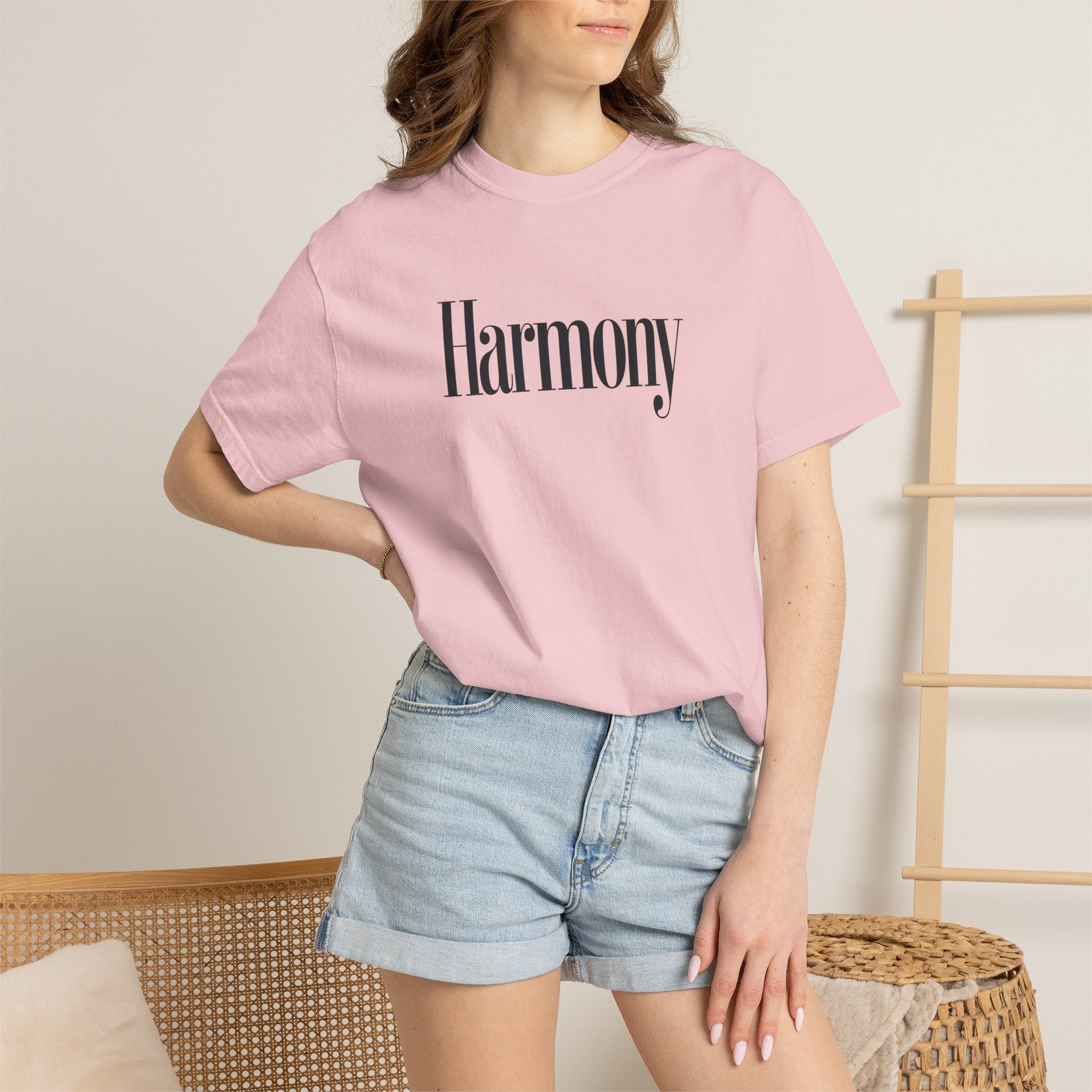Harmony T-Shirt — Positive Message Garment-Dyed Tee