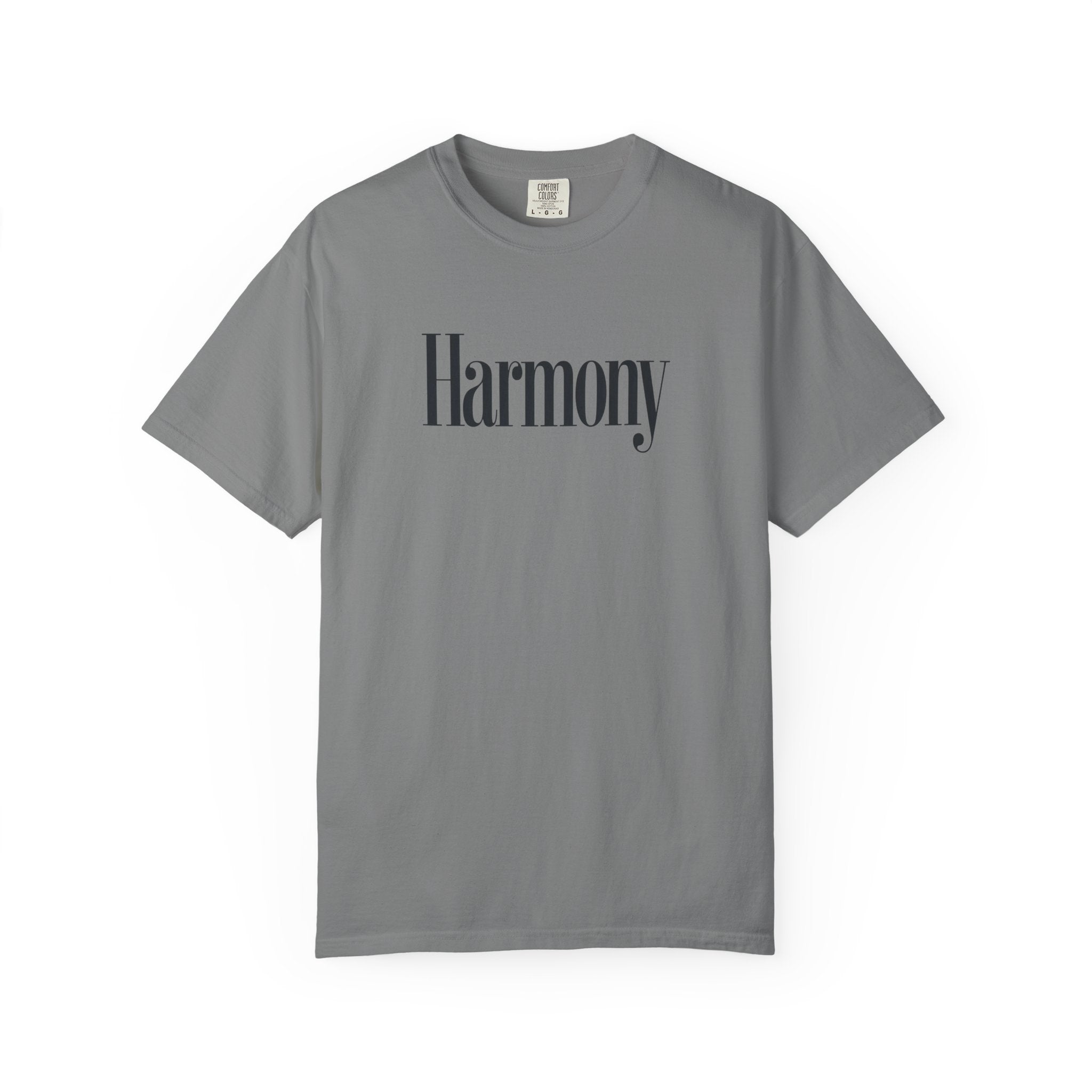 Harmony T-Shirt — Positive Message Garment-Dyed Tee