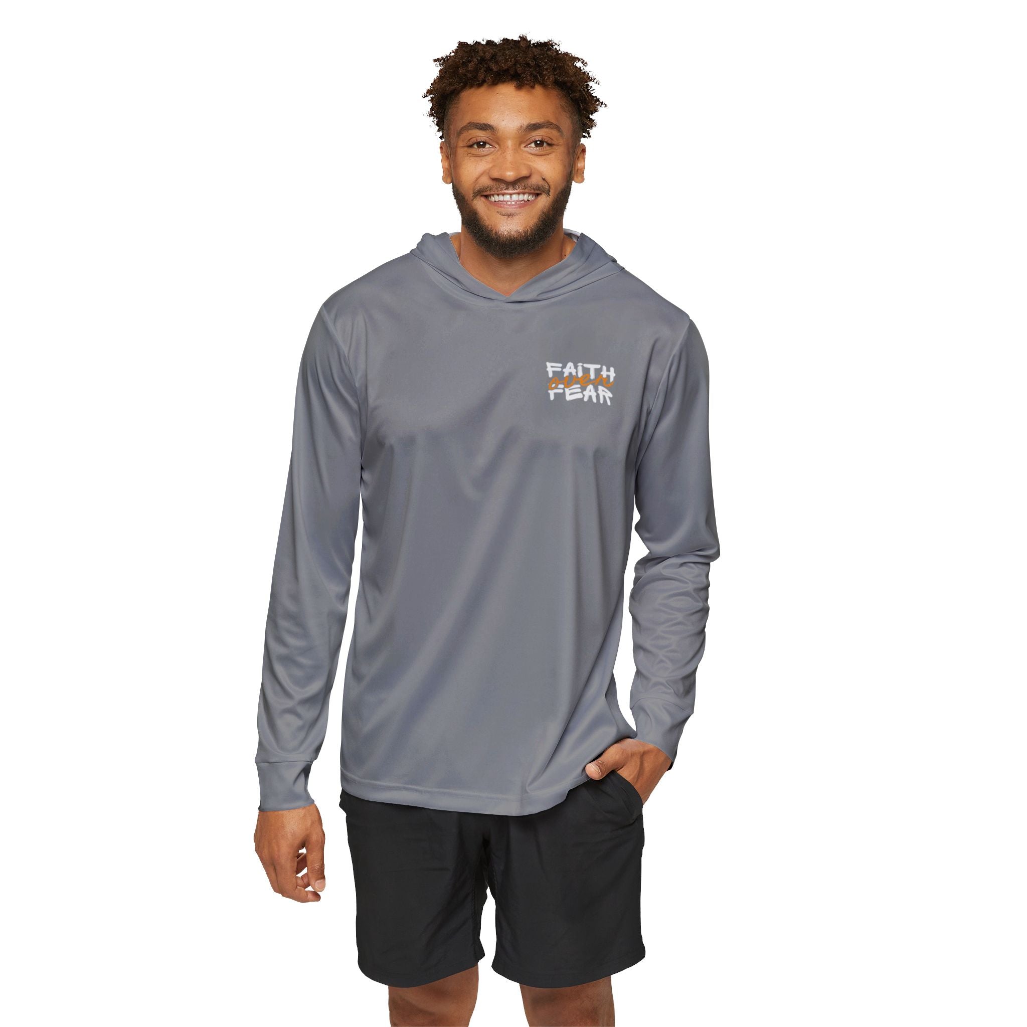 Faith Over Fear Hoodie — Uplifting Ultra-Comfort Premium Beach Warmup