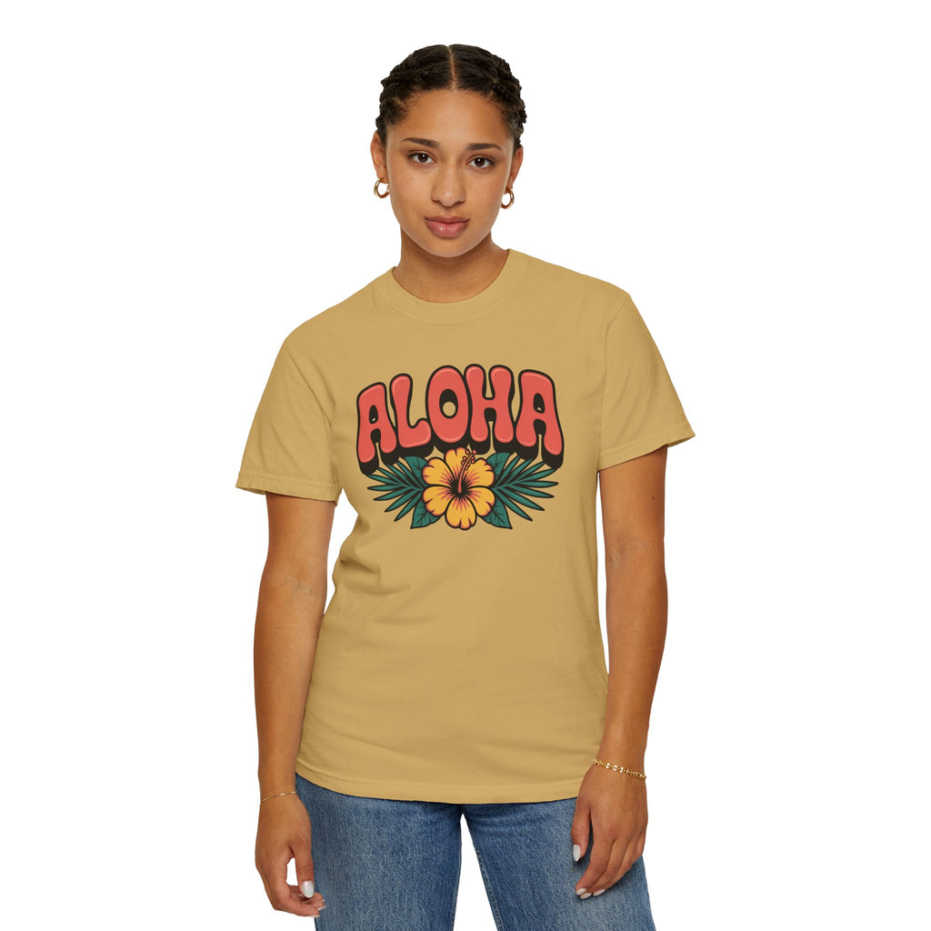 Aloha T-Shirt — Positive Message Garment-Dyed Tee