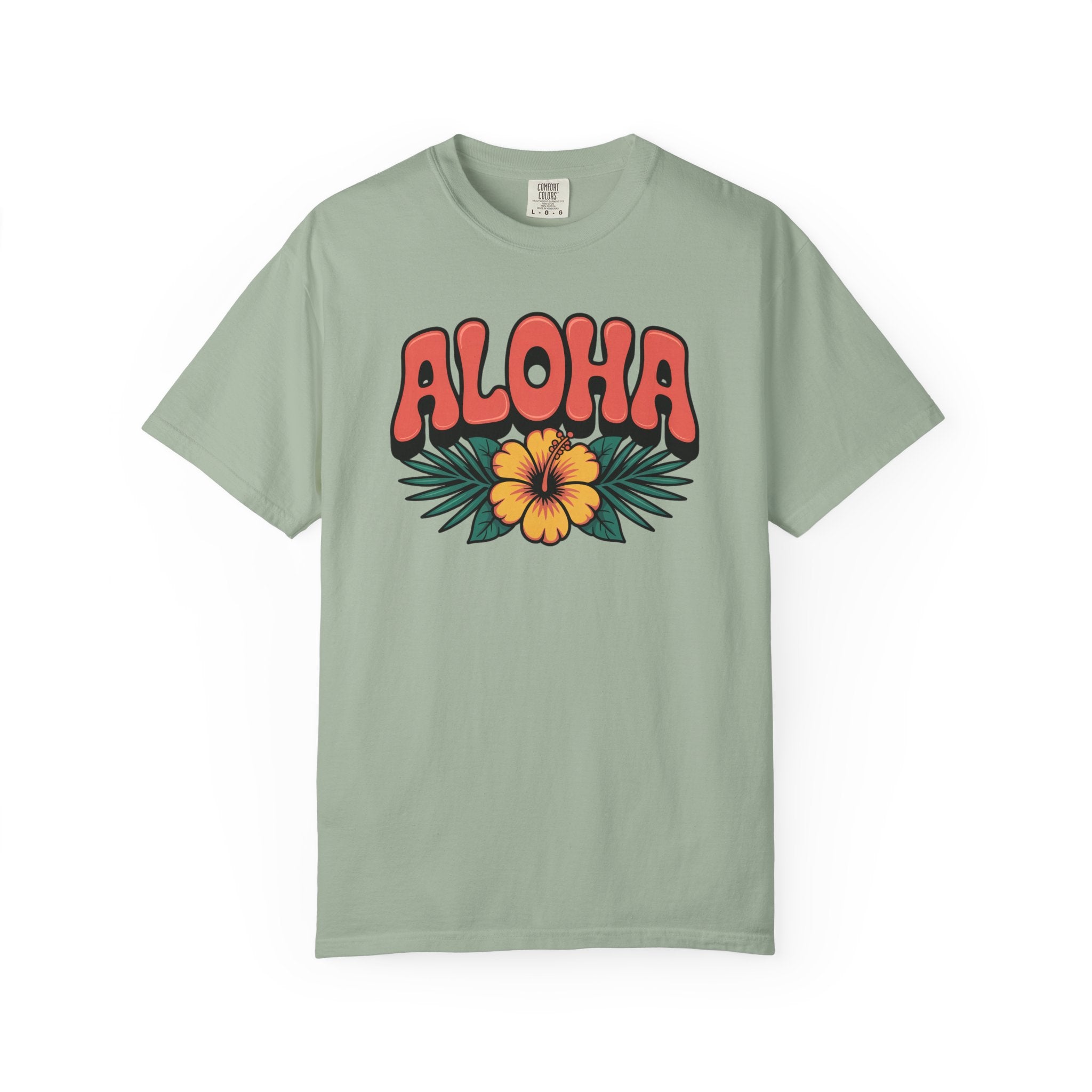 Aloha T-Shirt — Positive Message Garment-Dyed Tee