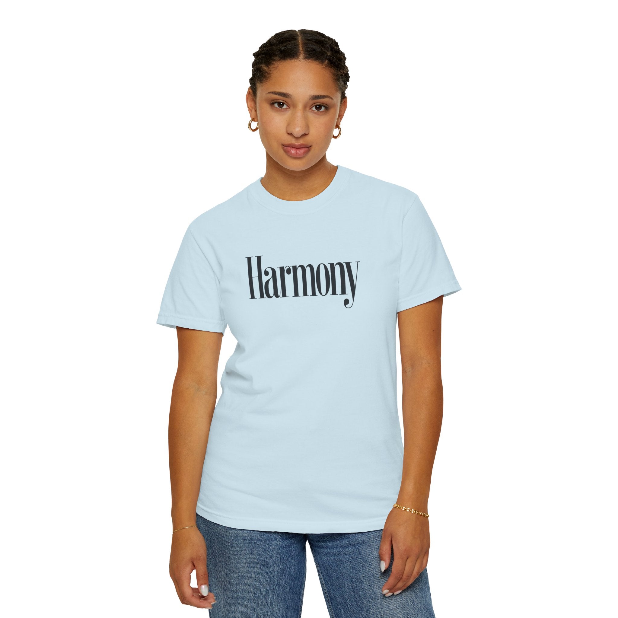 Harmony T-Shirt — Positive Message Garment-Dyed Tee