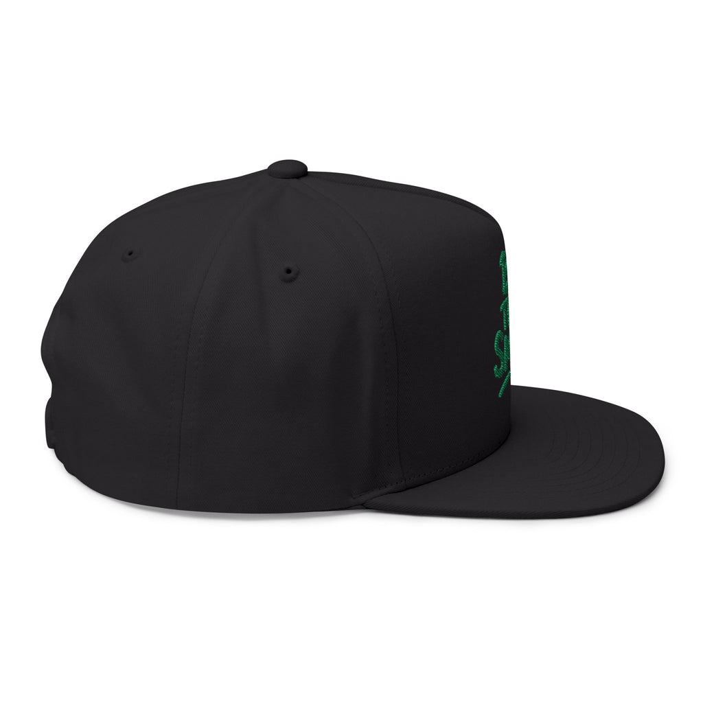 Flat Bill Cap - "Be The Smile" Embroidered Snapback Hat