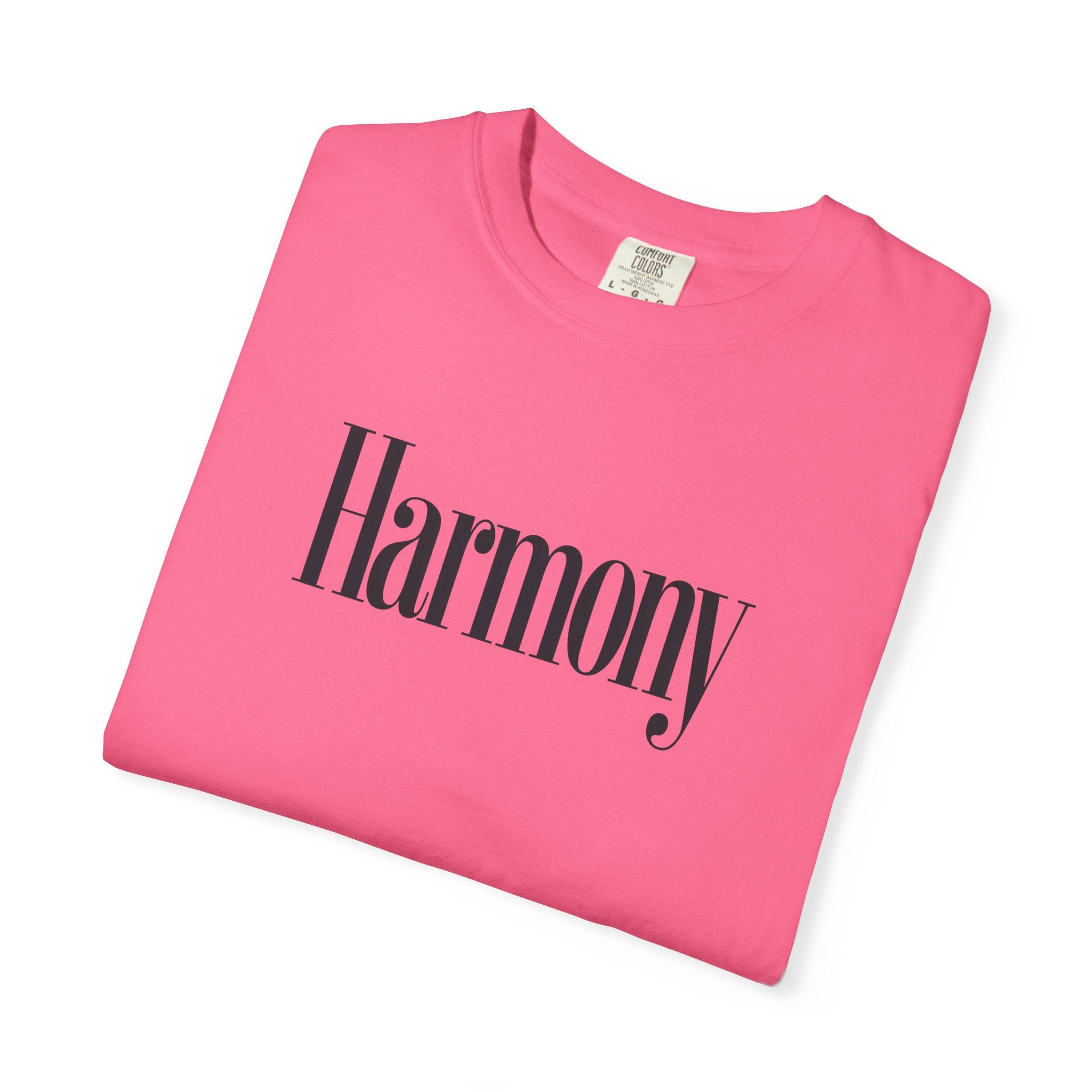 Harmony T-Shirt — Positive Message Garment-Dyed Tee