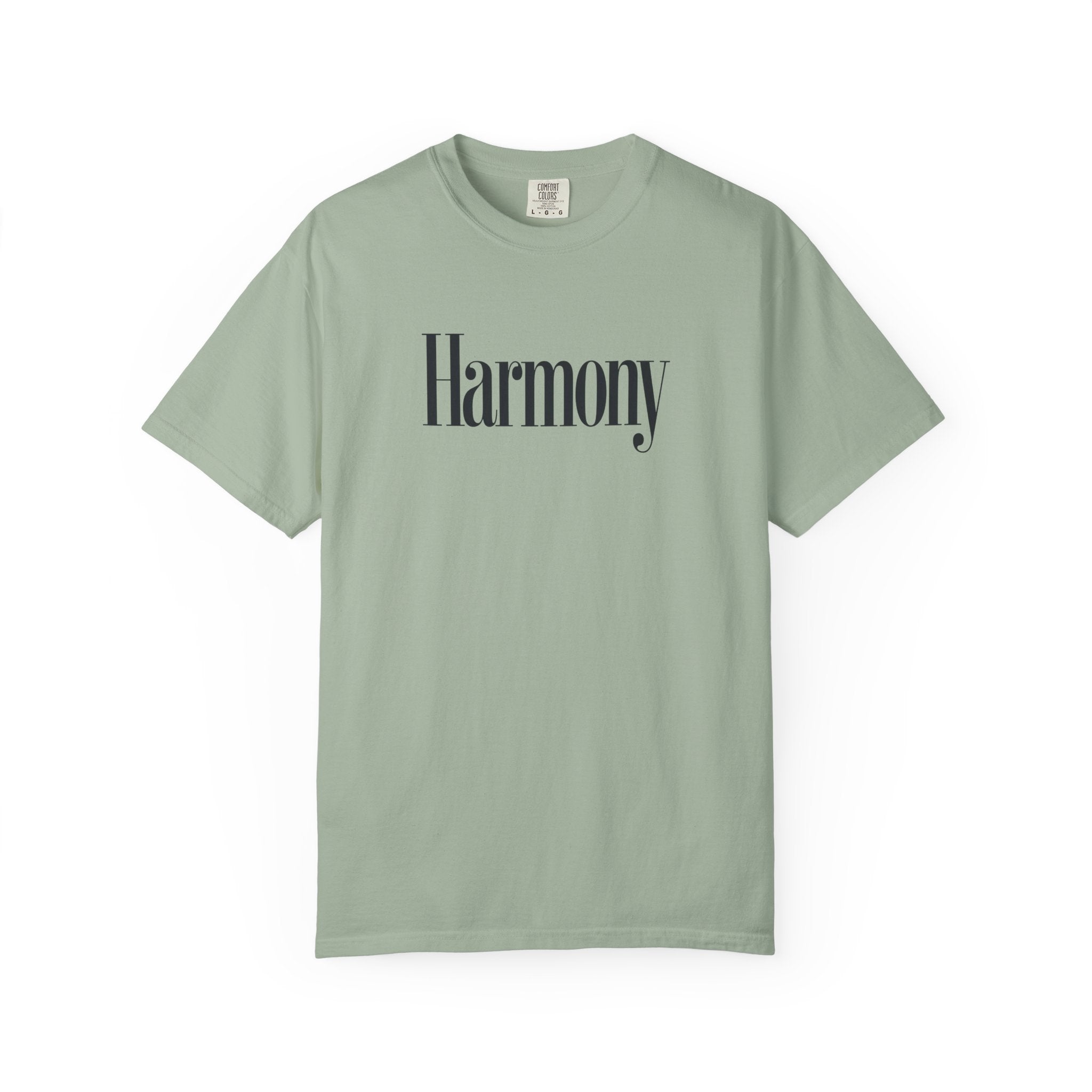 Harmony T-Shirt — Positive Message Garment-Dyed Tee