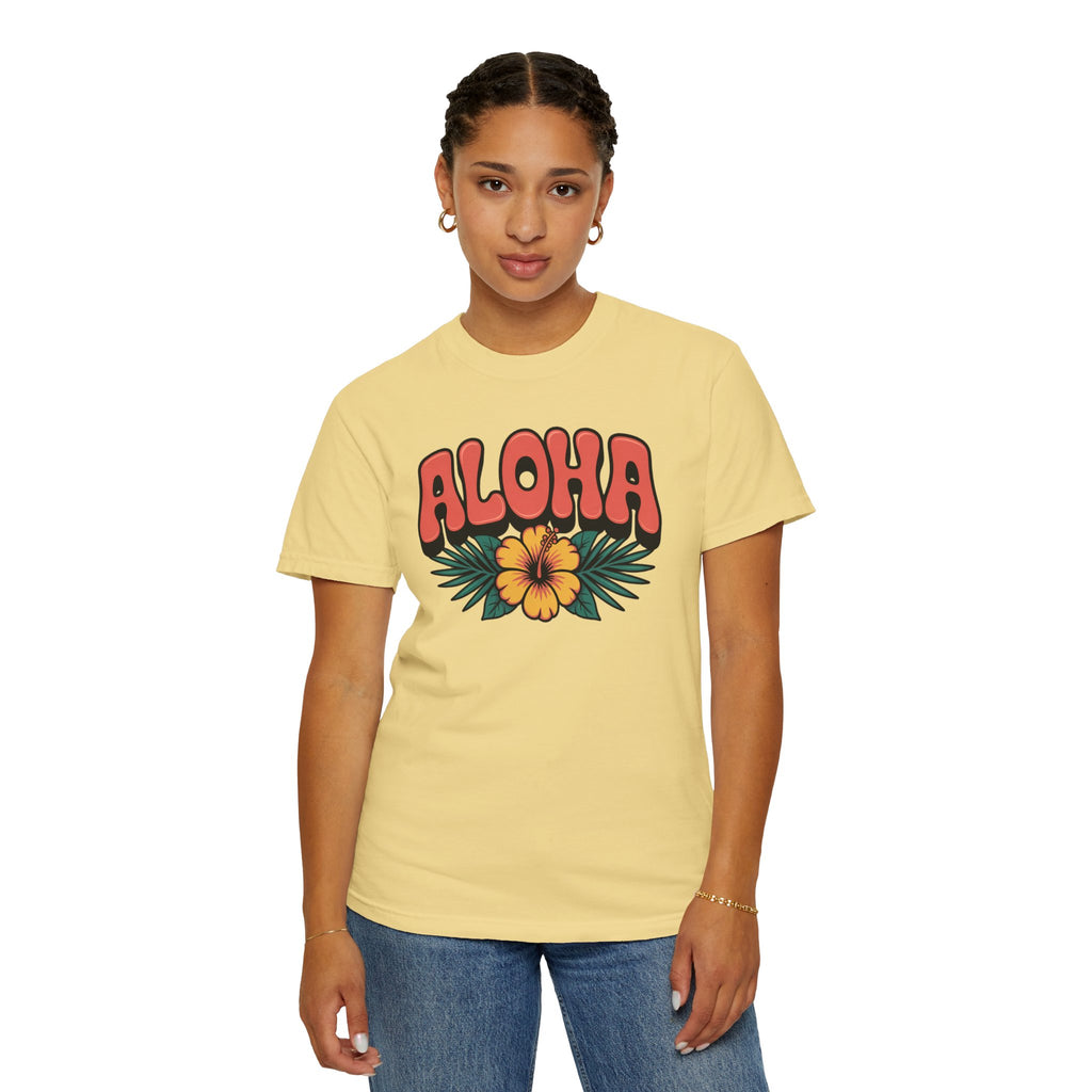 Aloha T-Shirt — Positive Message Garment-Dyed Tee