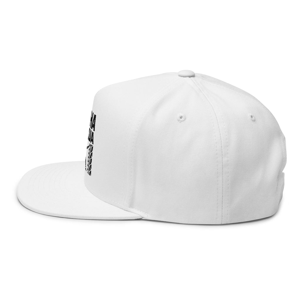 "Aloha ke akua" Flat Bill Cap - Embroidered Snapback Hat