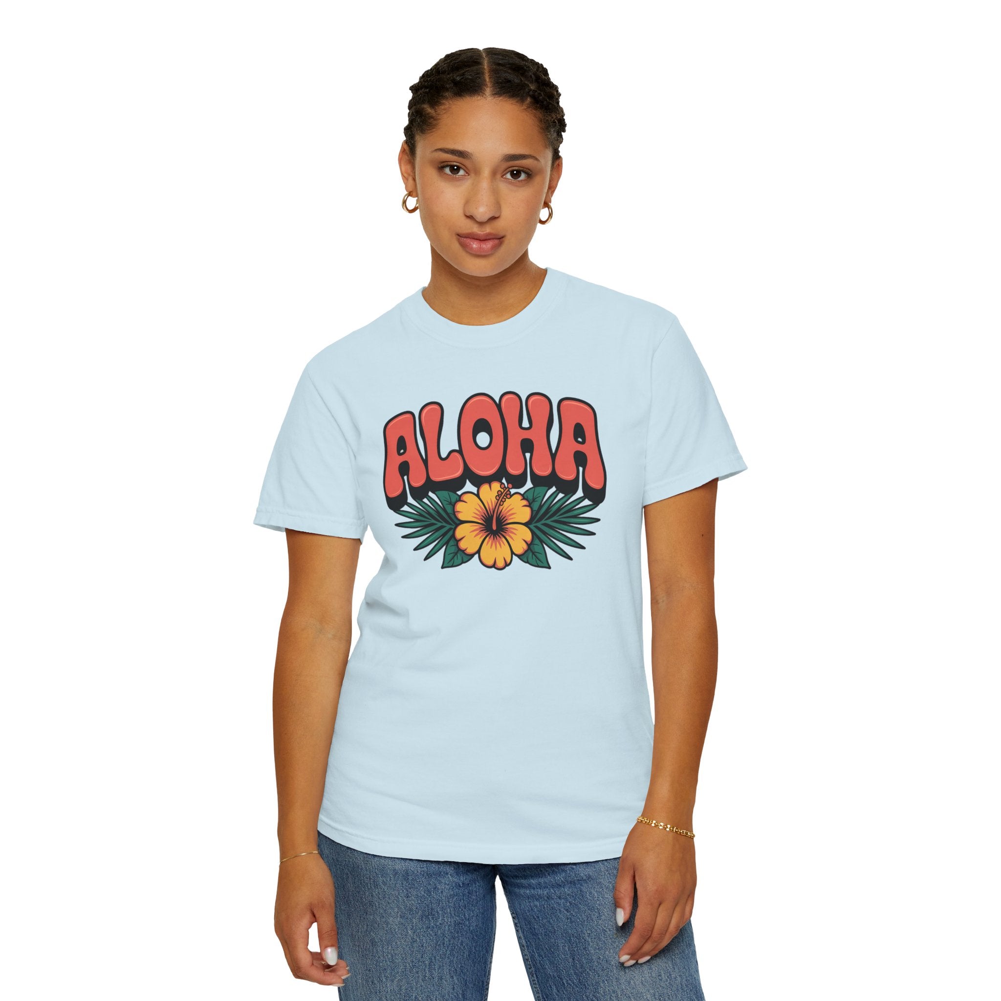 Aloha T-Shirt — Positive Message Garment-Dyed Tee