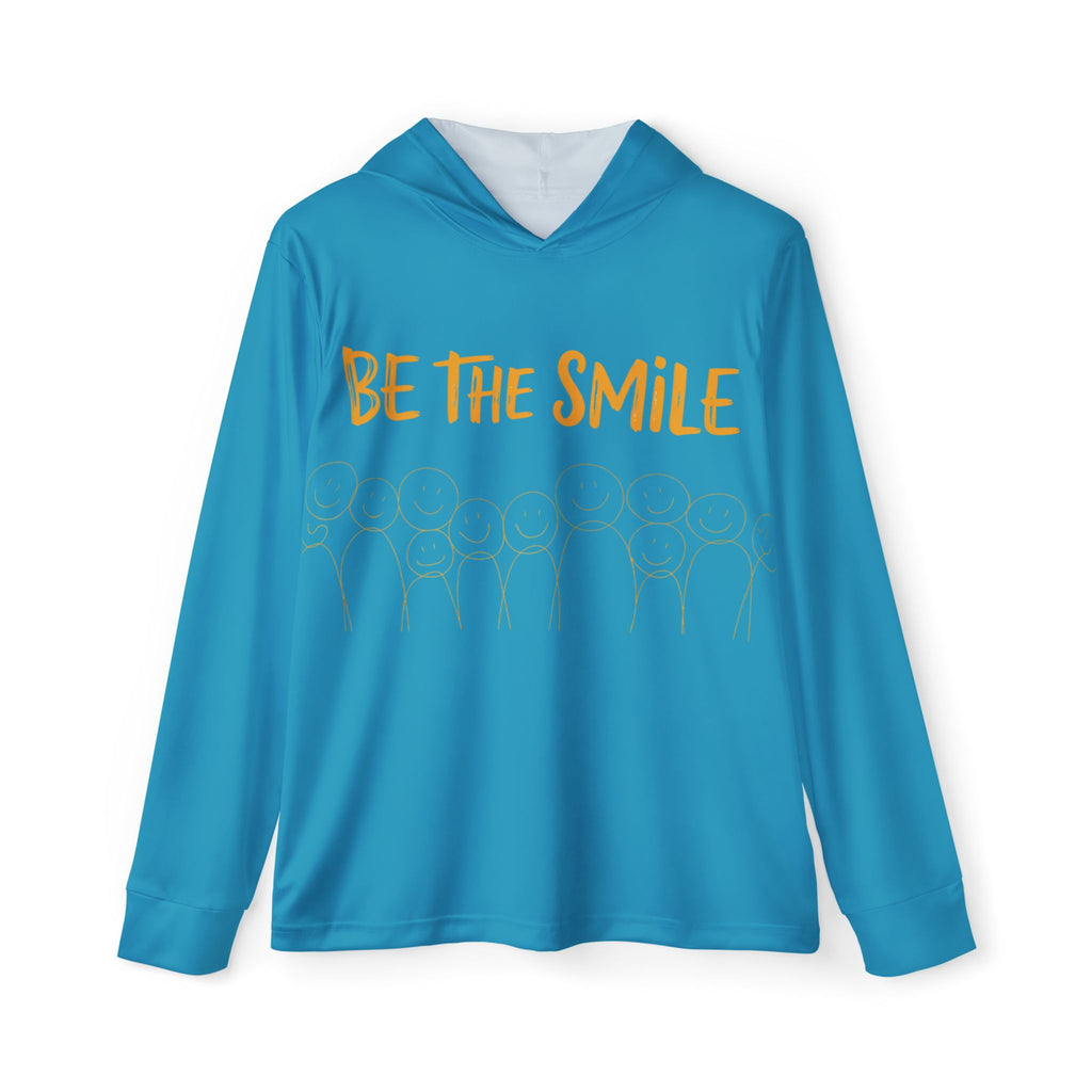 Be The Smile Beach Hoodie — Men's lightweight UV ultra comfort shirt