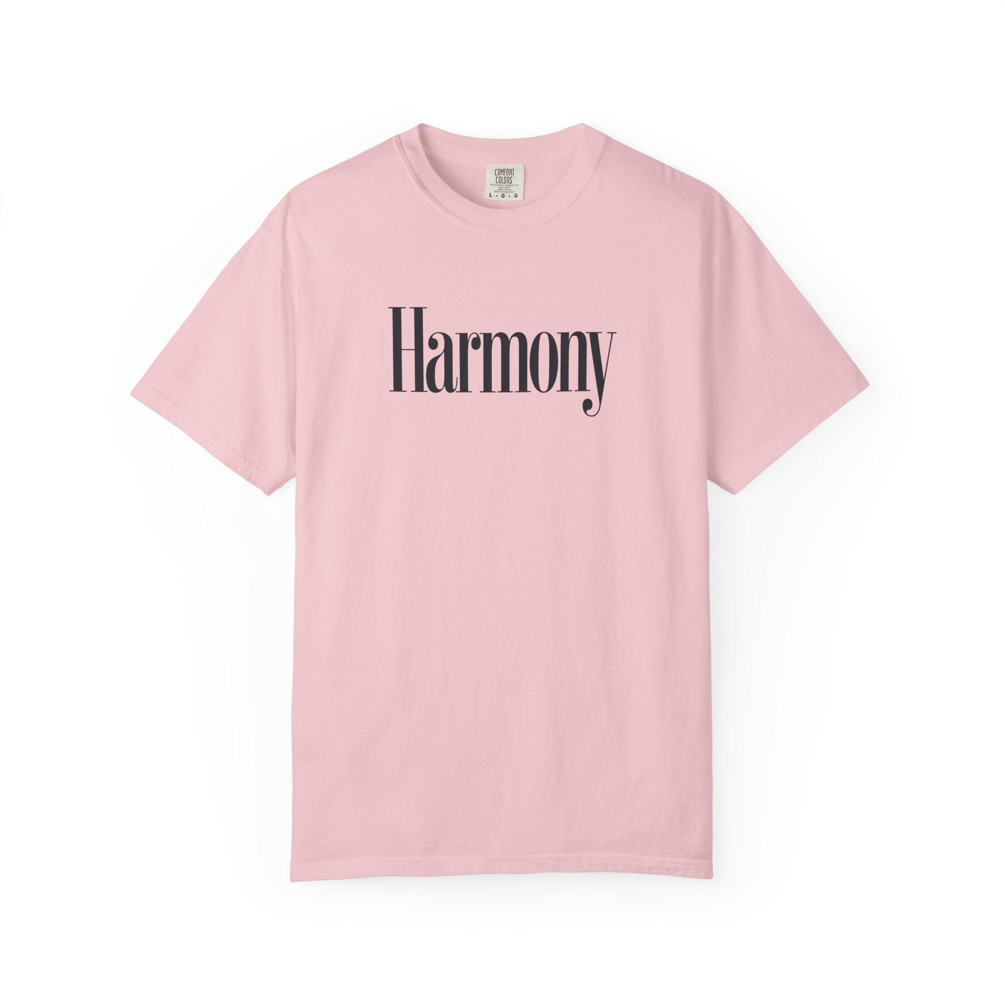Harmony T-Shirt — Positive Message Garment-Dyed Tee