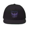 Flat Bill Cap - "phoenixvision" Embroidered Snapback Hat