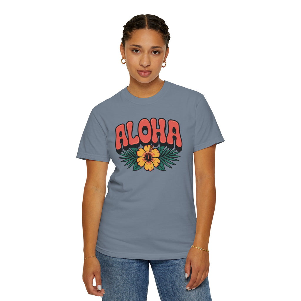 Aloha T-Shirt — Positive Message Garment-Dyed Tee