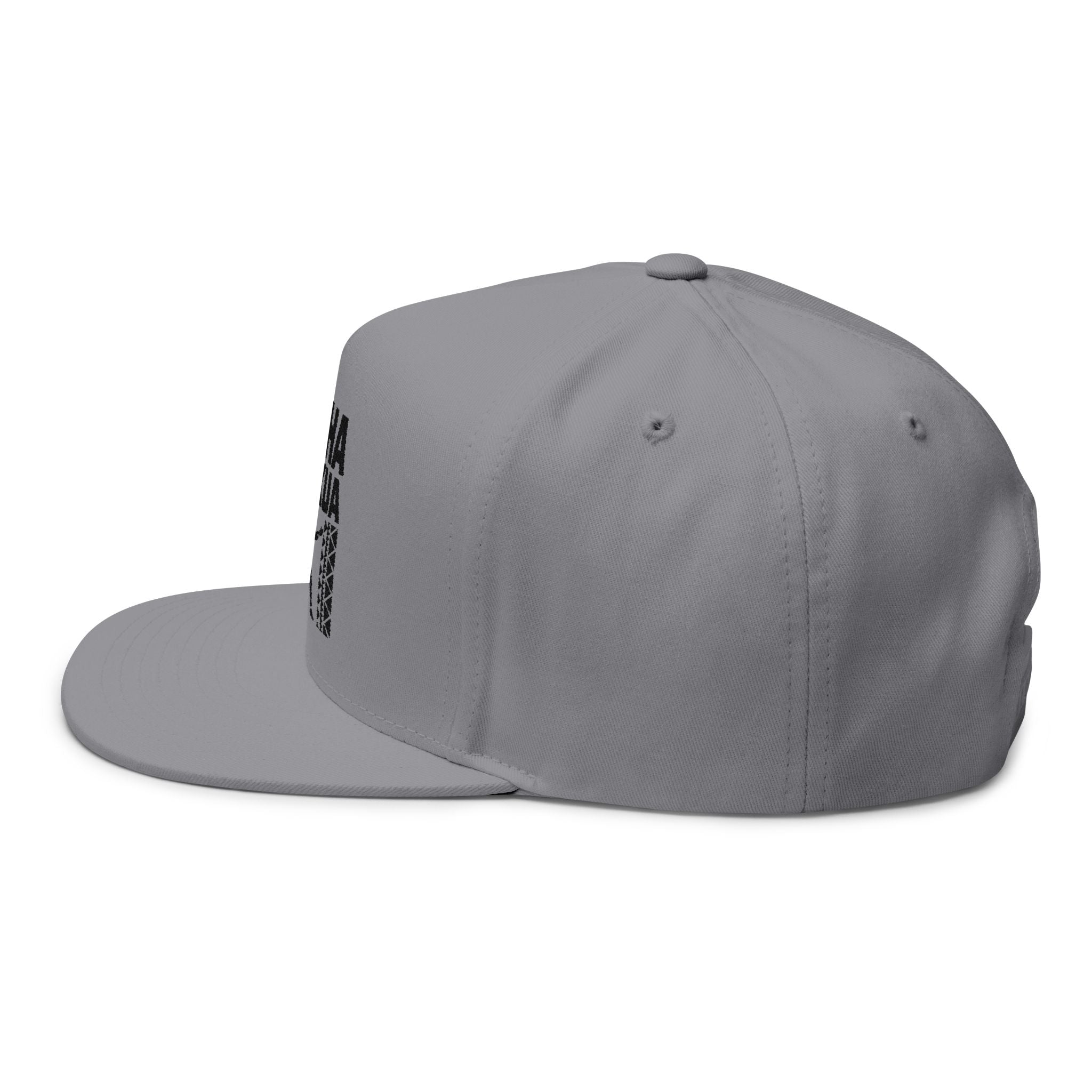 "Aloha ke akua" Flat Bill Cap - Embroidered Snapback Hat