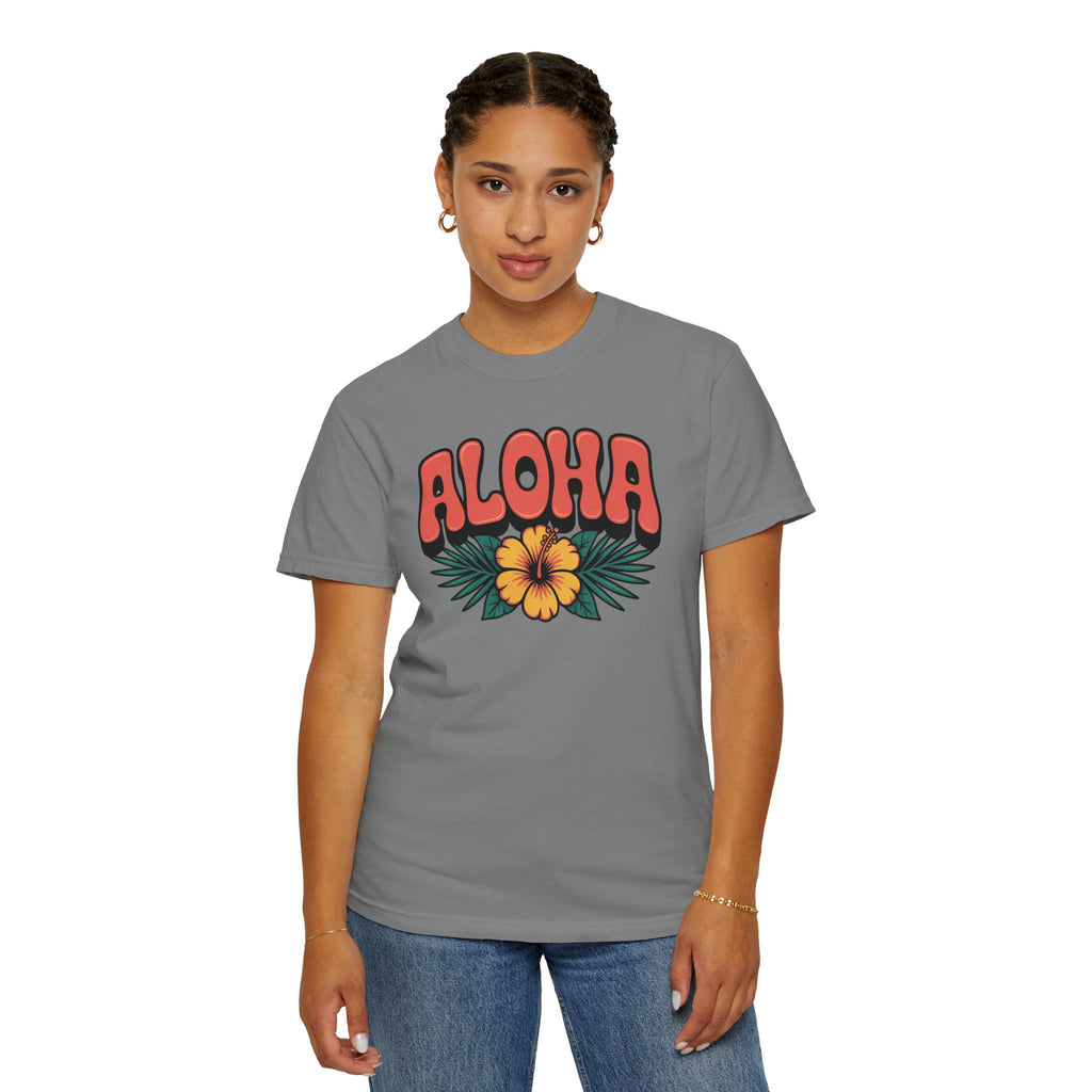 Aloha T-Shirt — Positive Message Garment-Dyed Tee