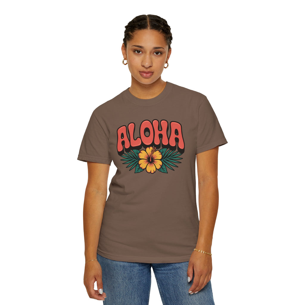 Aloha T-Shirt — Positive Message Garment-Dyed Tee