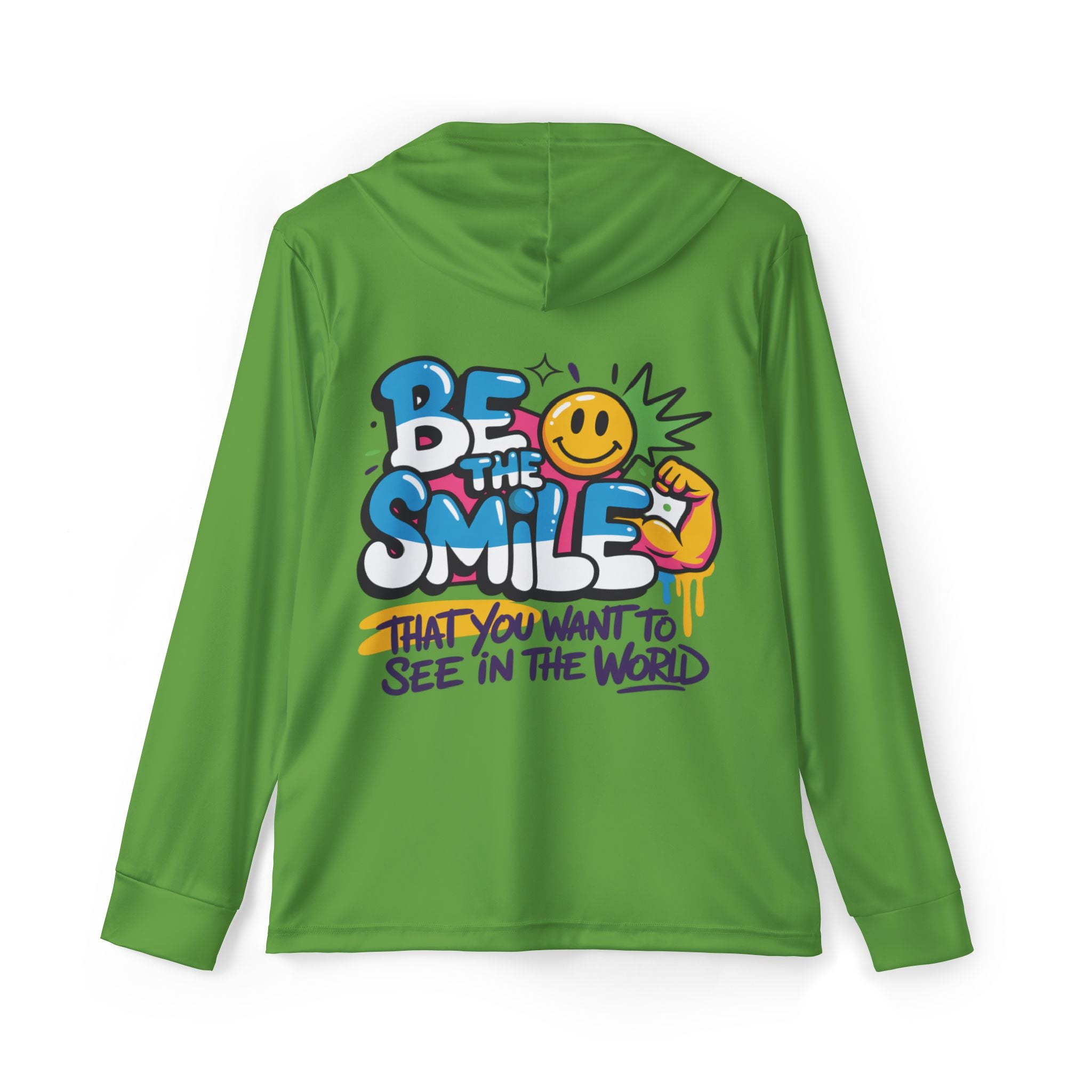 Be The Smile Beach Hoodie — Men's lightweight UV ultra comfort shirt