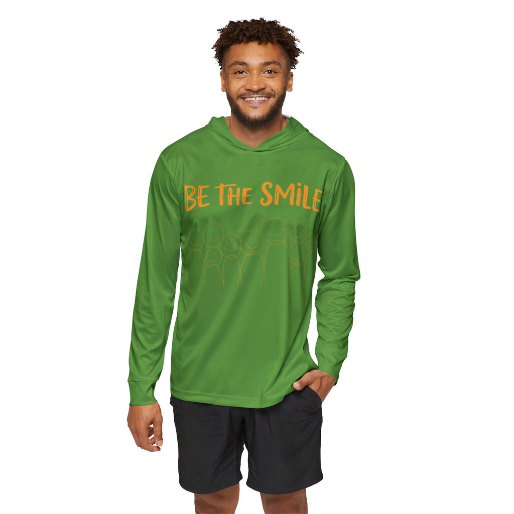 Be The Smile Beach Hoodie — Men's lightweight UV ultra comfort shirt