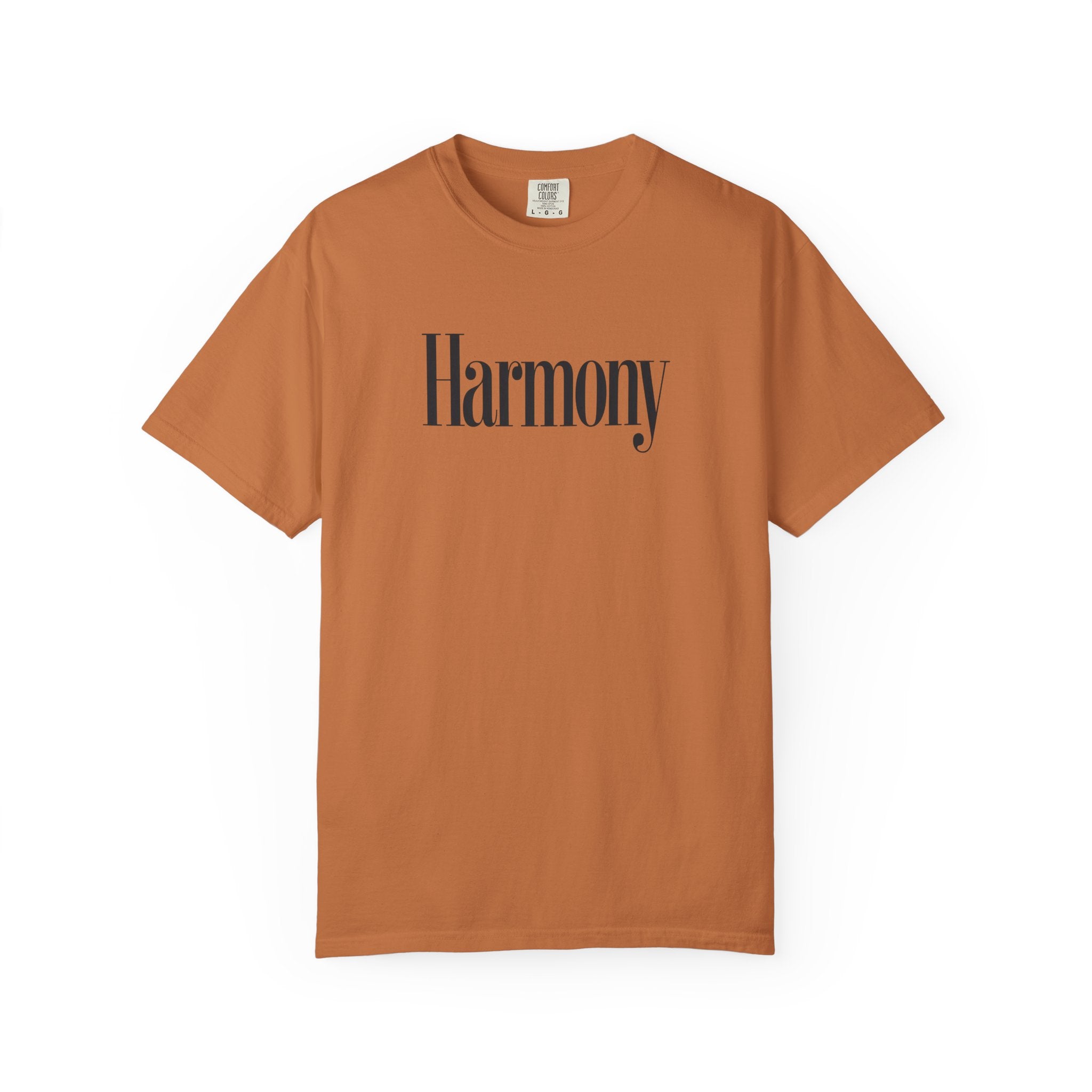 Harmony T-Shirt — Positive Message Garment-Dyed Tee