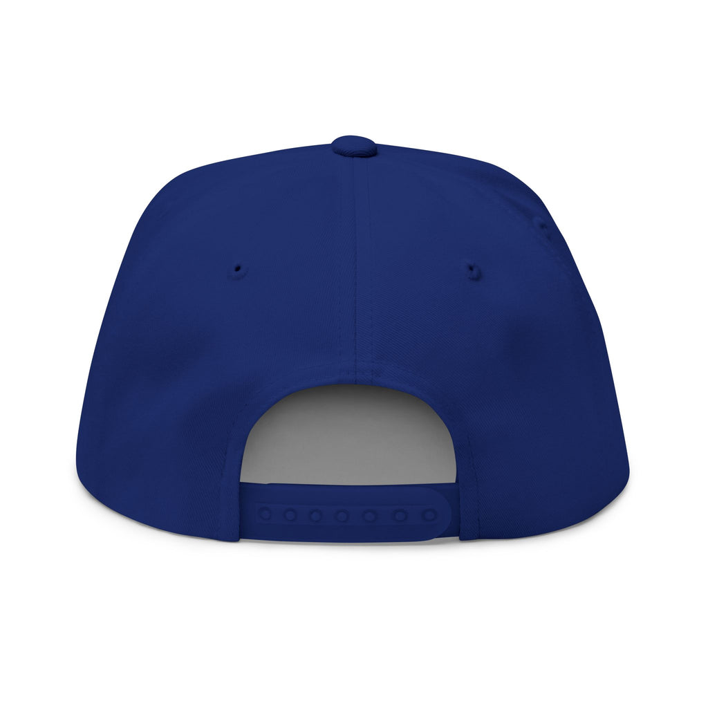 Flat Bill Cap - "Be The Smile" Embroidered Snapback Hat