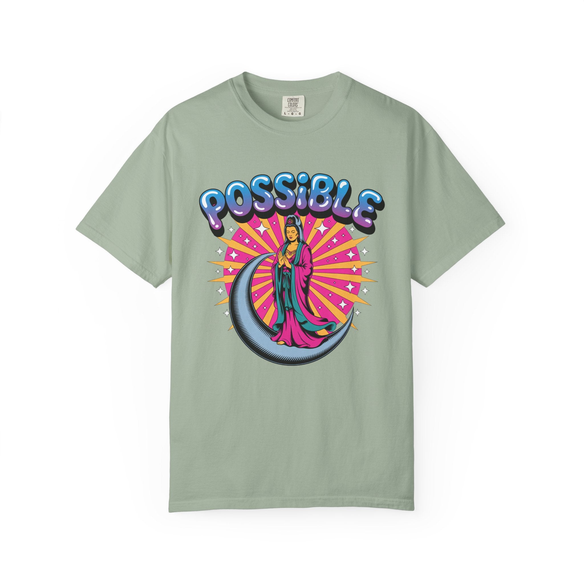 Quan Yin Retro Graffiti T-Shirt — "Everything the heart can imagine is possible"