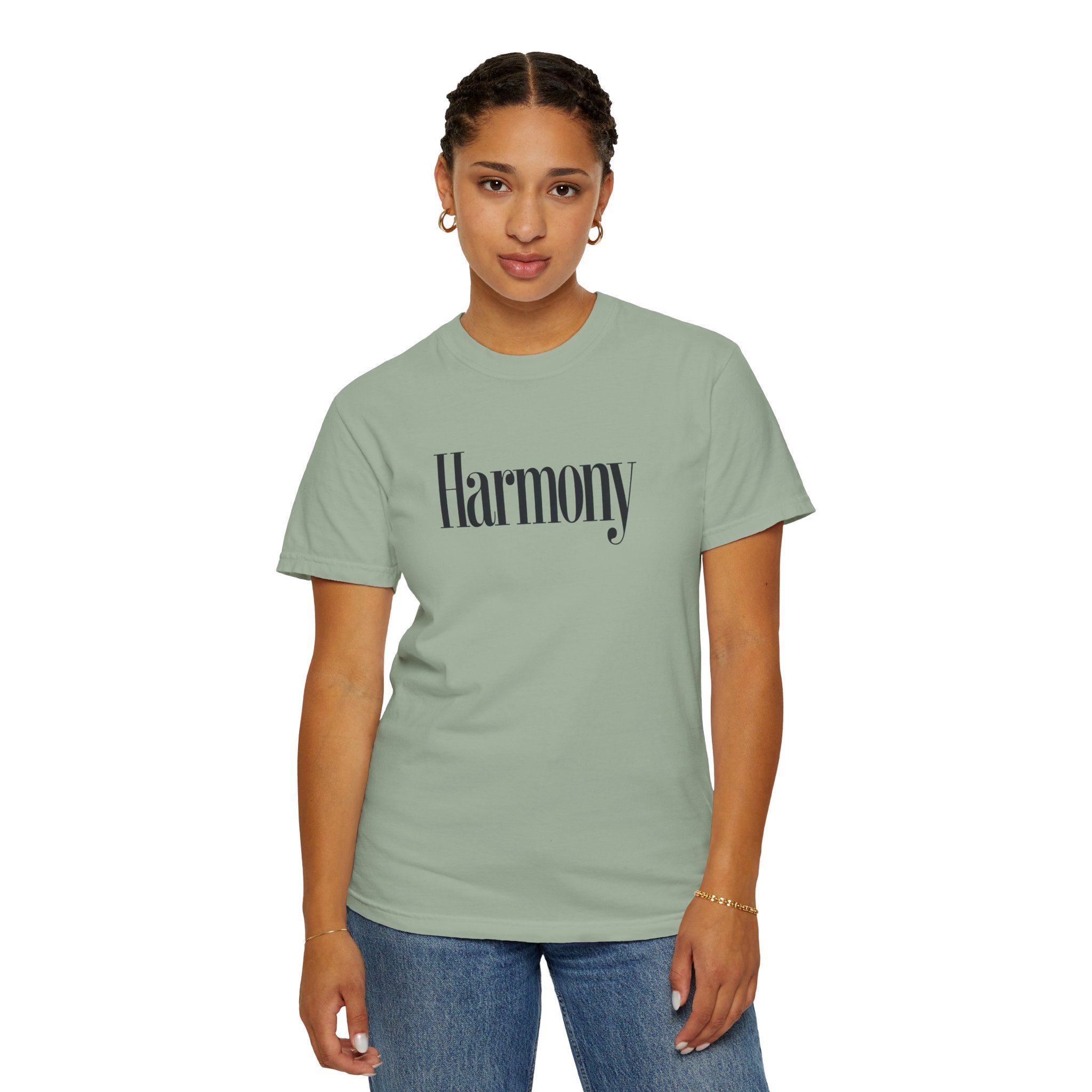 Harmony T-Shirt — Positive Message Garment-Dyed Tee