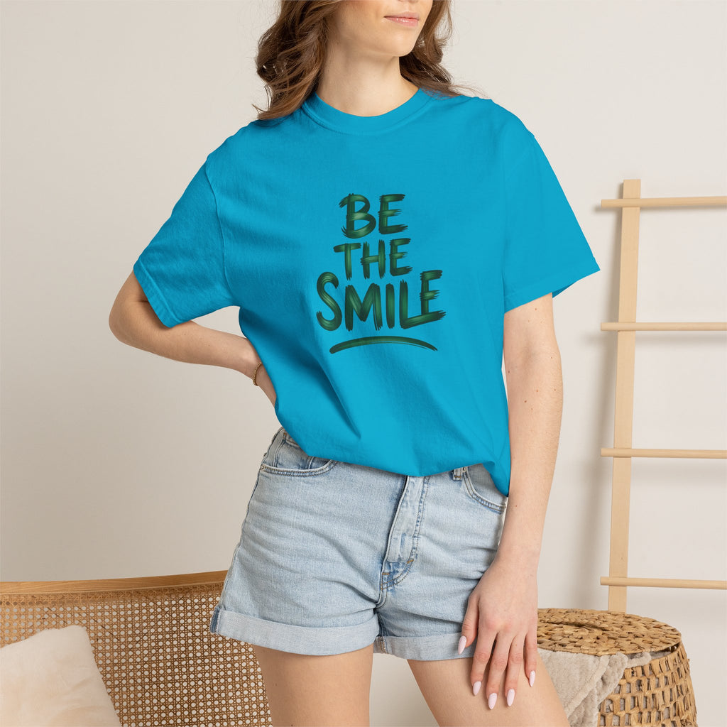 Be the Smile T-Shirt — Positive Message Garment-Dyed Tee