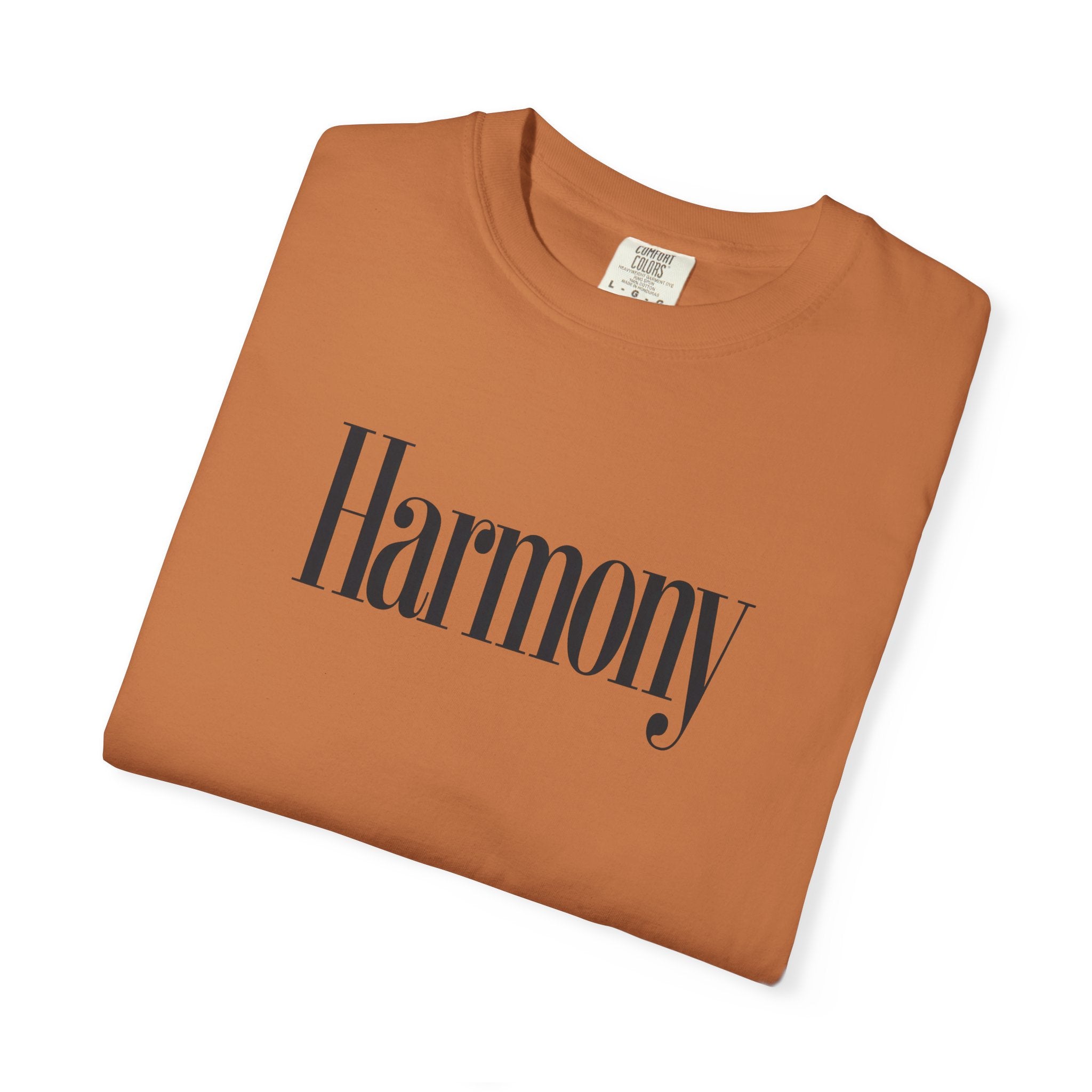 Harmony T-Shirt — Positive Message Garment-Dyed Tee