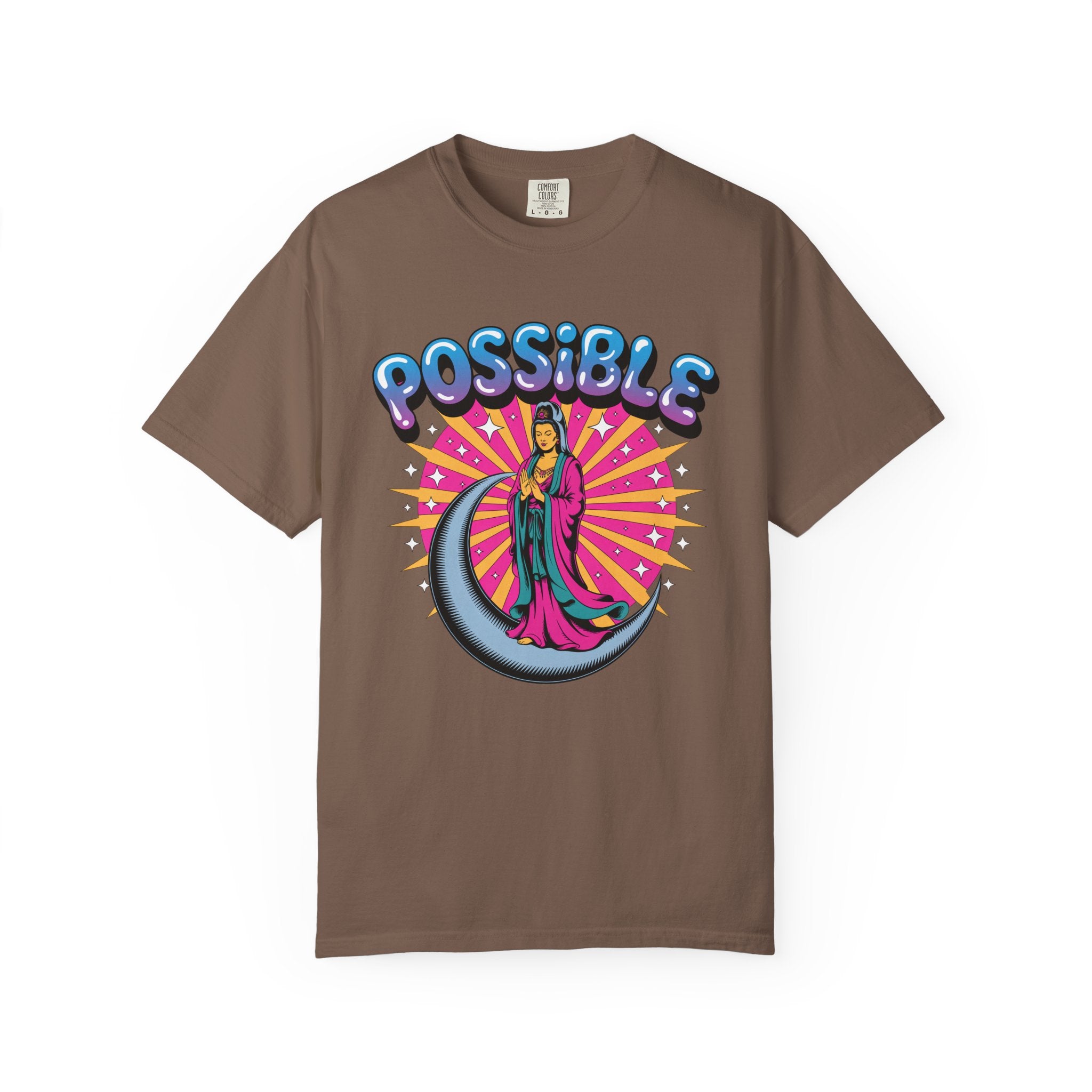 Quan Yin Retro Graffiti T-Shirt — "Everything the heart can imagine is possible"