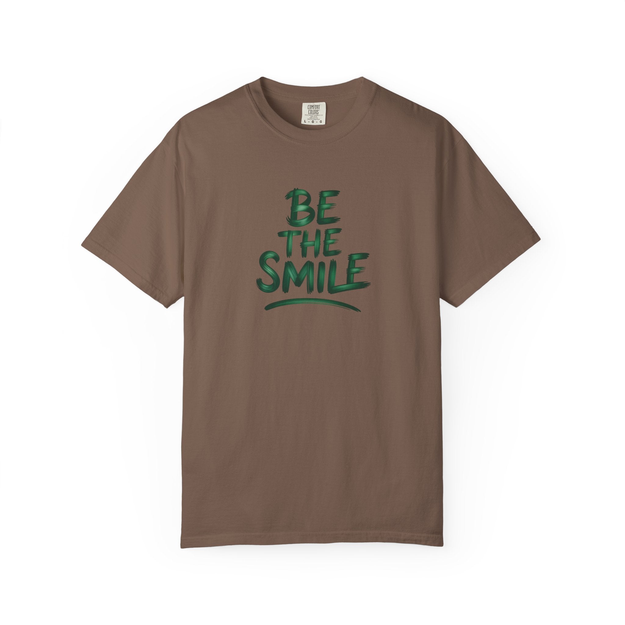 Be the Smile T-Shirt — Positive Message Garment-Dyed Tee