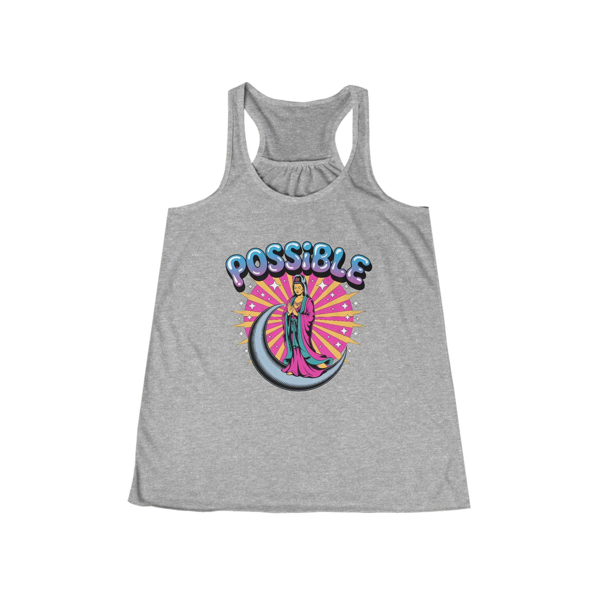 Possible Goddess Tank — Retro Inspirational Women's Racerback Tank Top