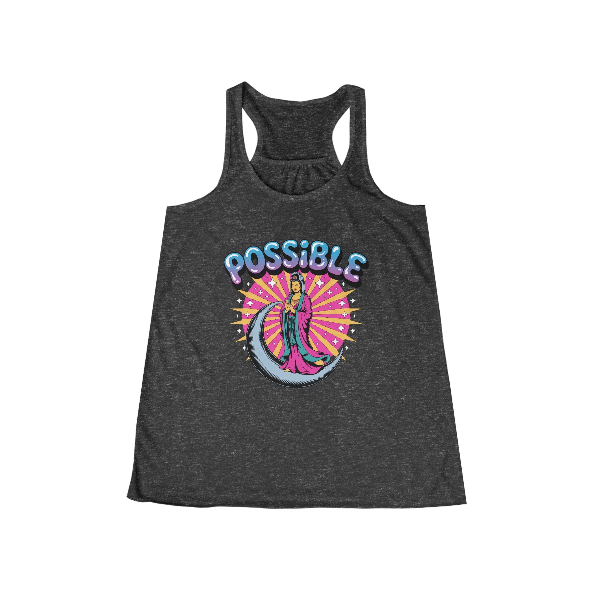Possible Goddess Tank — Retro Inspirational Women's Racerback Tank Top