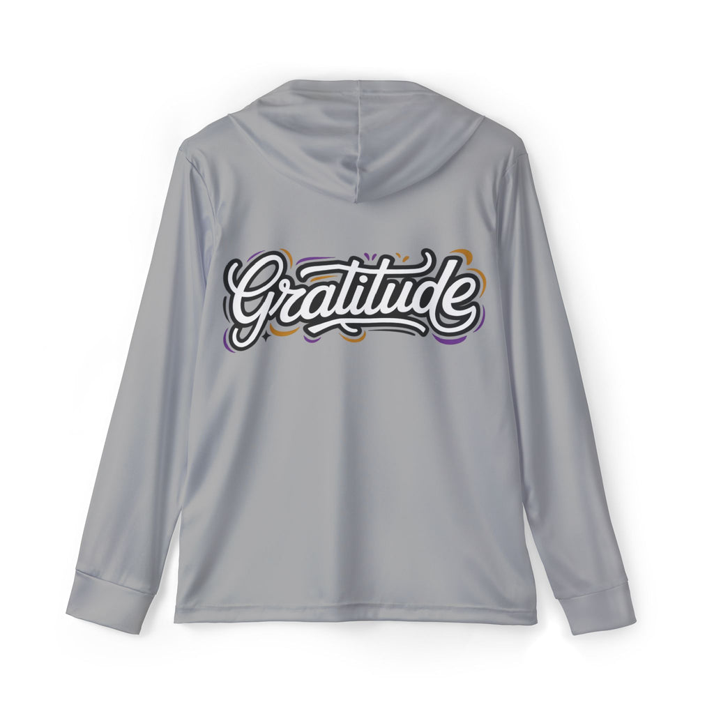Gratitude Lightweight Hoodie — Energizing Beach & Dance Sportswear