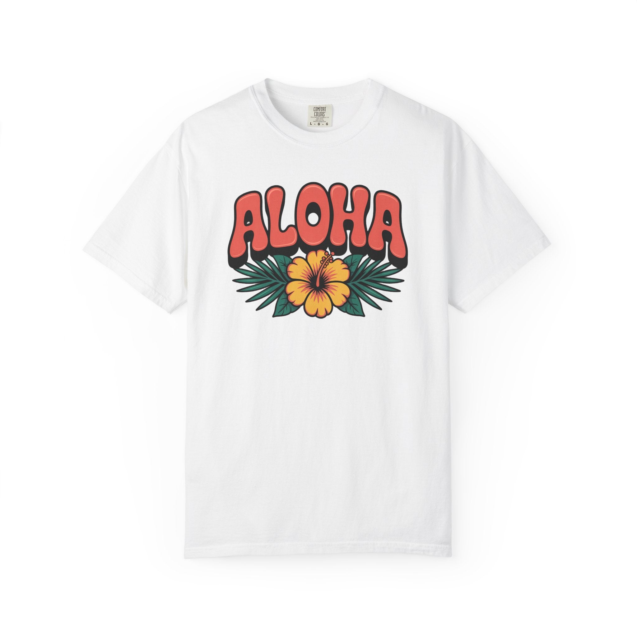 Aloha T-Shirt — Positive Message Garment-Dyed Tee