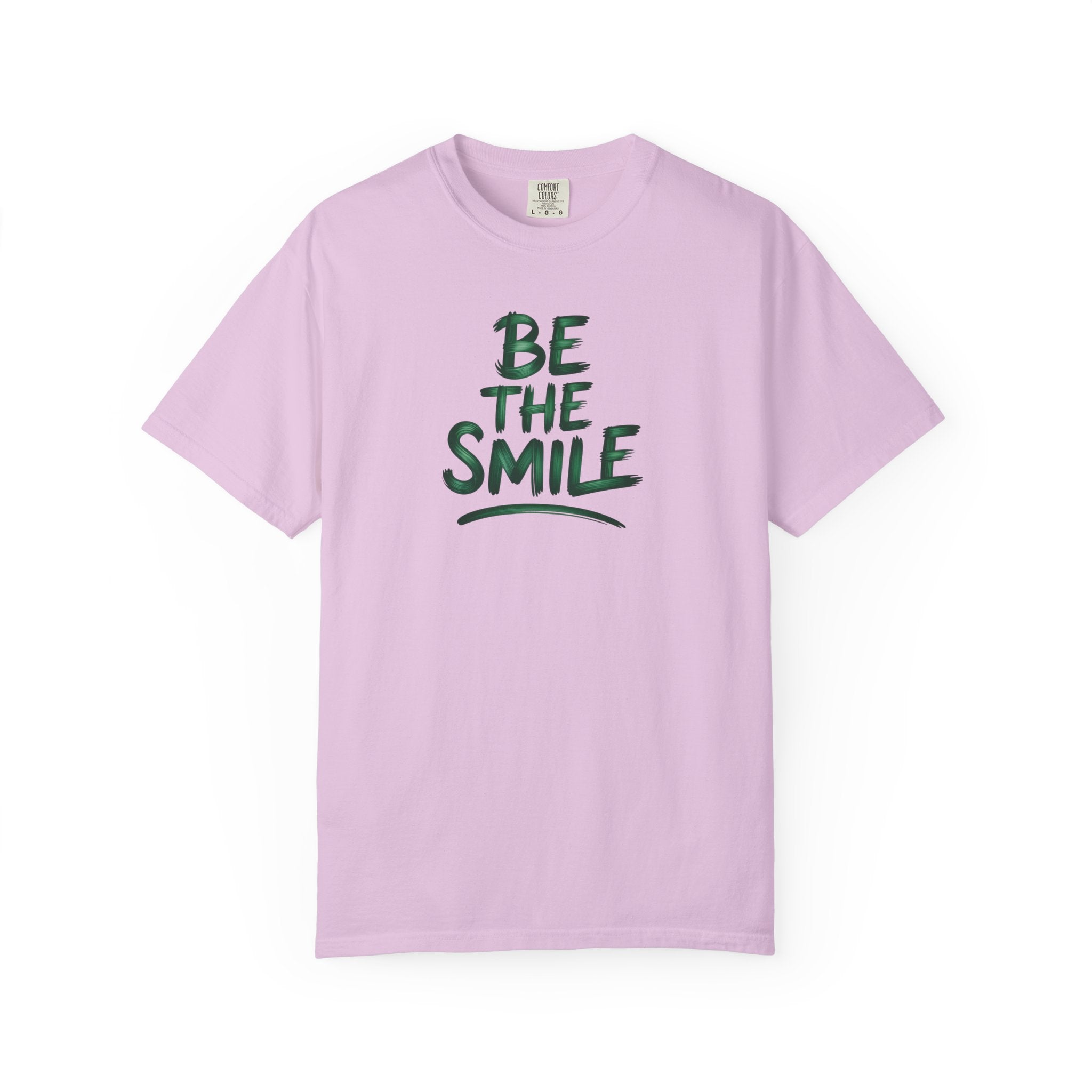 Be the Smile T-Shirt — Positive Message Garment-Dyed Tee