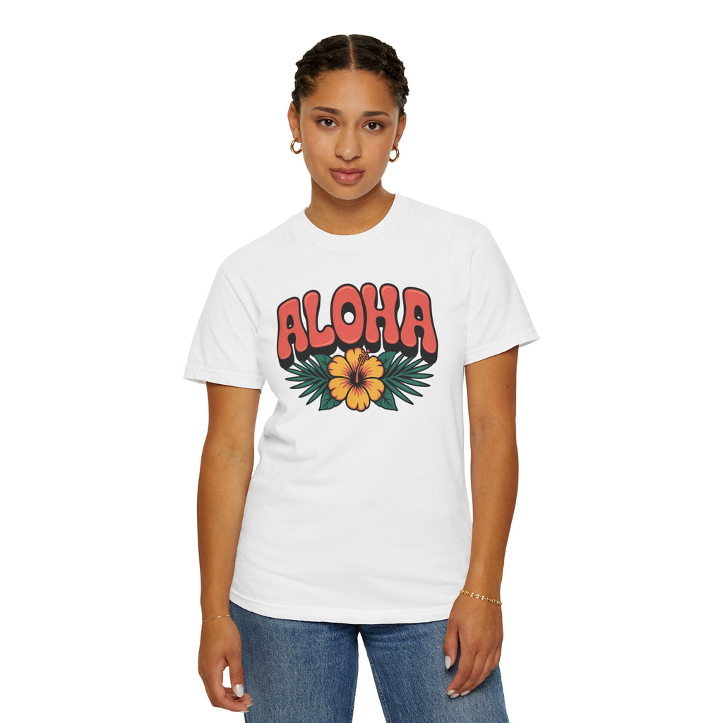 Aloha T-Shirt — Positive Message Garment-Dyed Tee