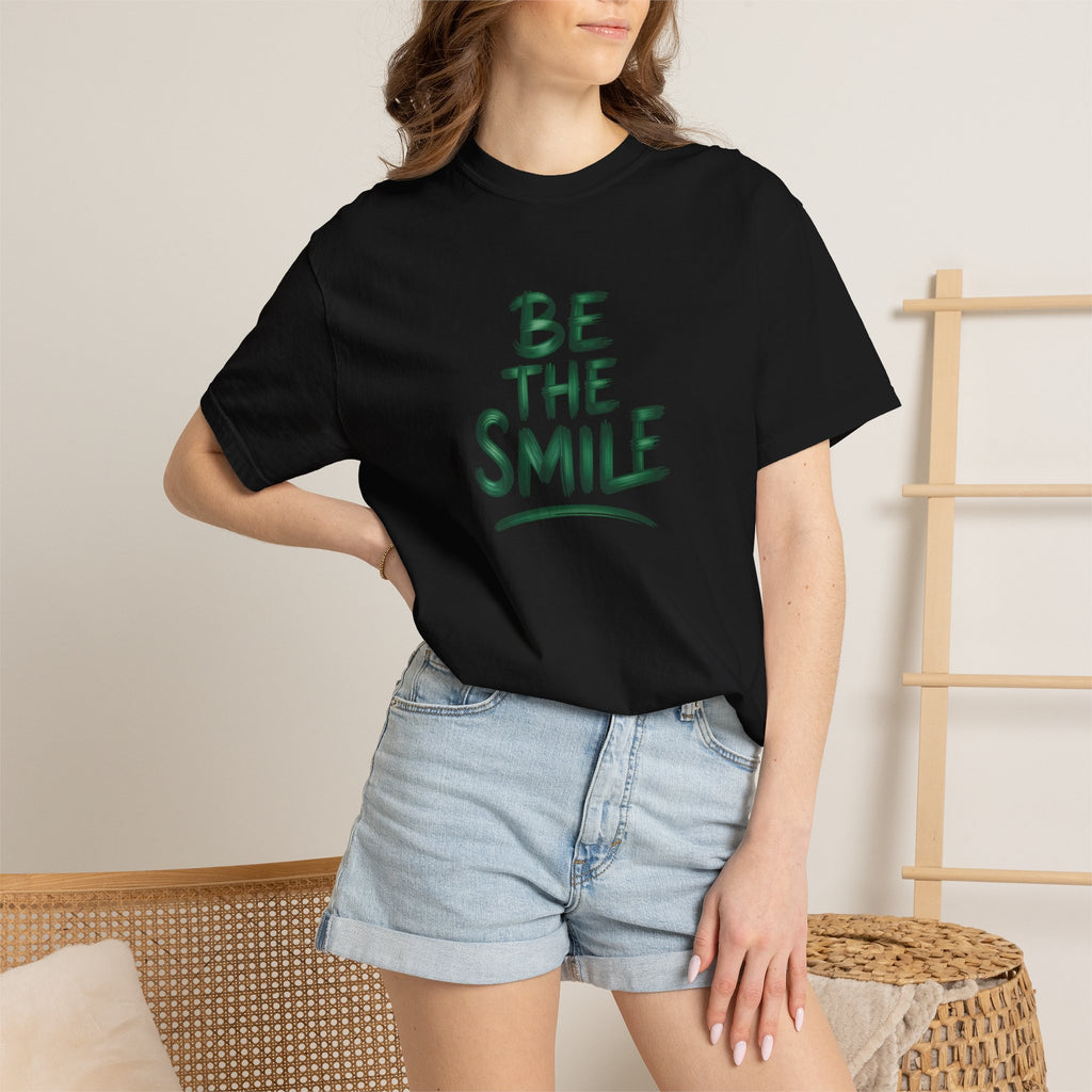 Be the Smile T-Shirt — Positive Message Garment-Dyed Tee