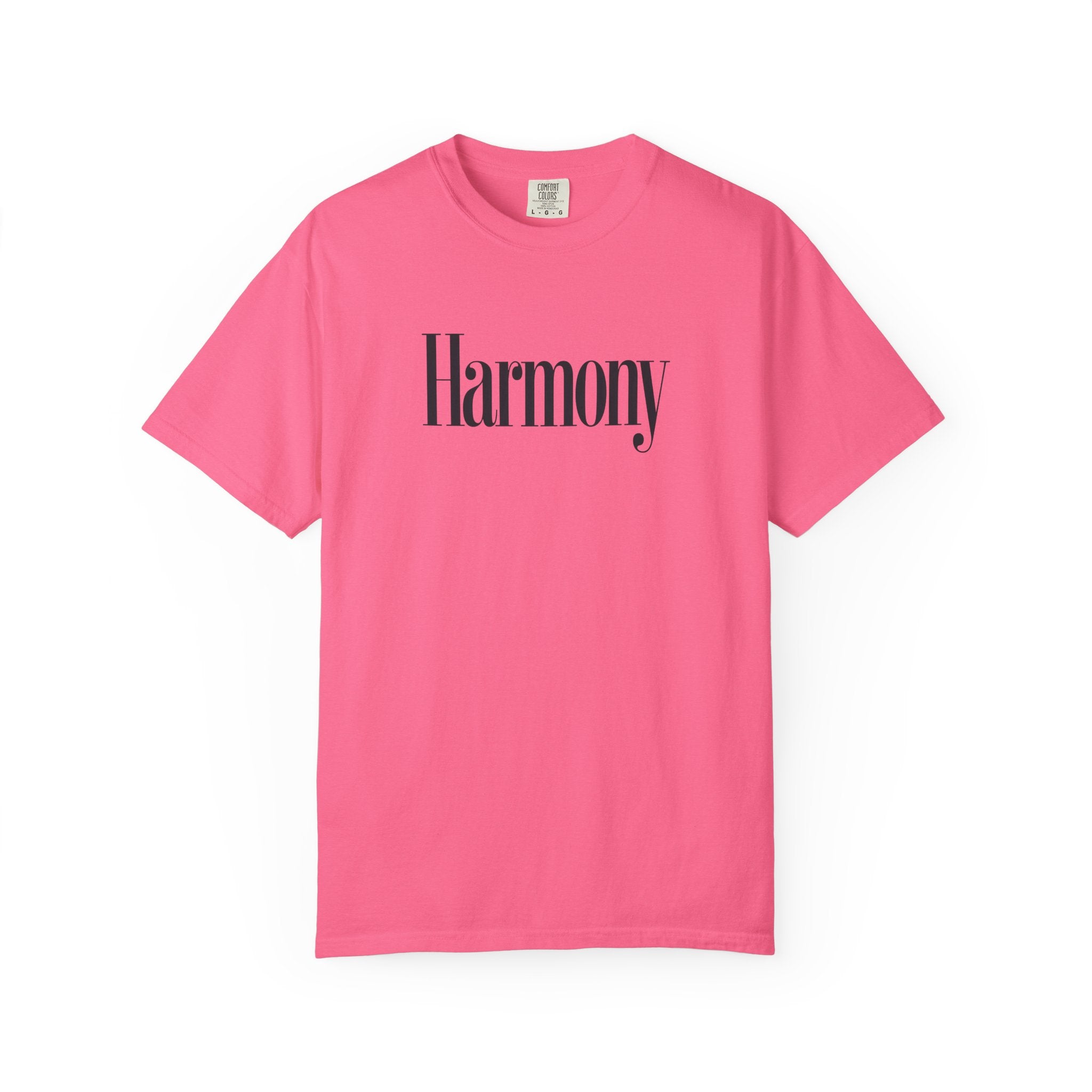 Harmony T-Shirt — Positive Message Garment-Dyed Tee