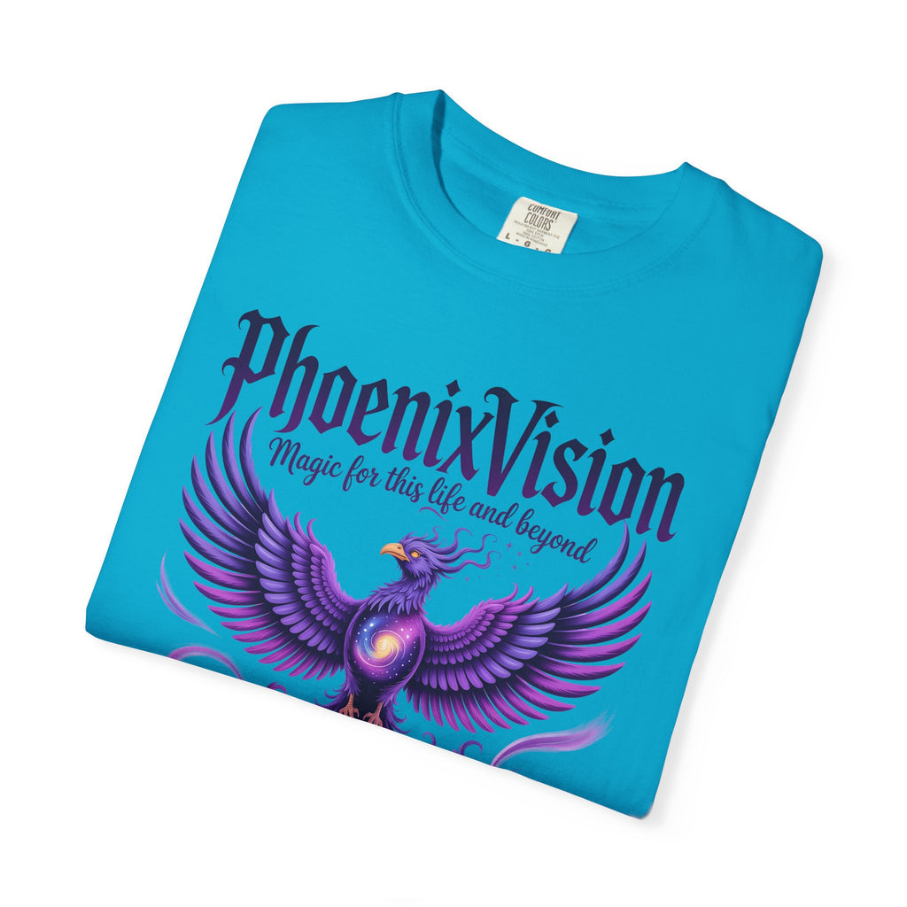 Phoenix Vision Graphic T-Shirt – Purple Phoenix "Magic from this Life and Beyond"