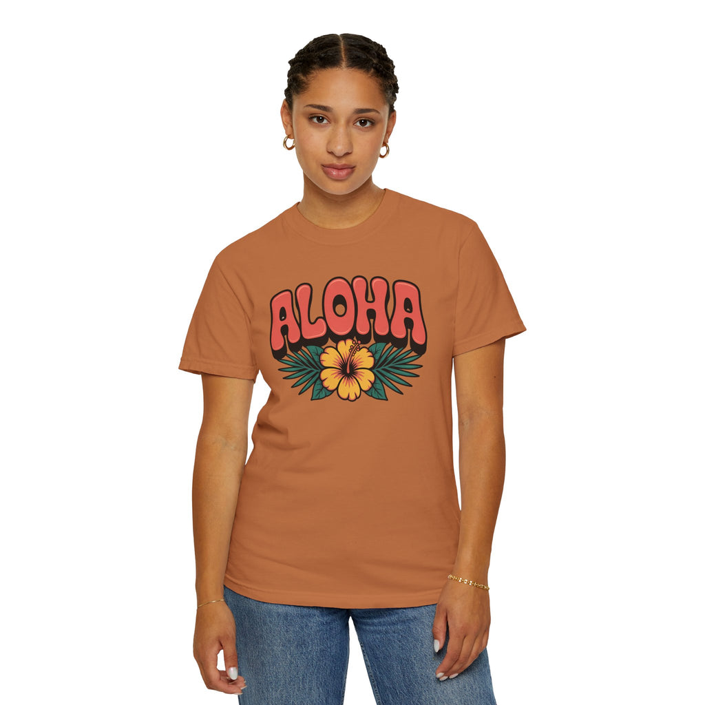 Aloha T-Shirt — Positive Message Garment-Dyed Tee