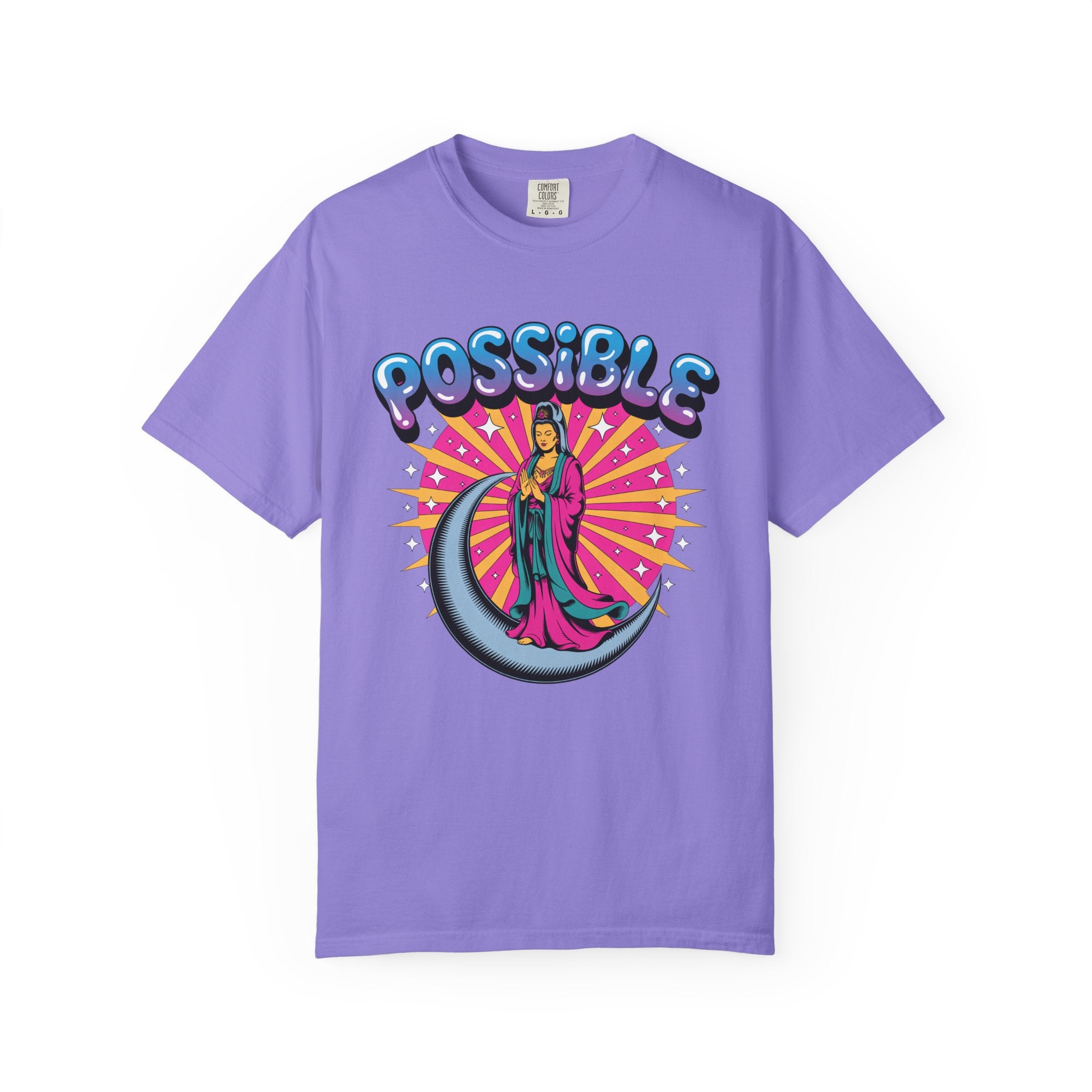 Quan Yin Retro Graffiti T-Shirt — "Everything the heart can imagine is possible"
