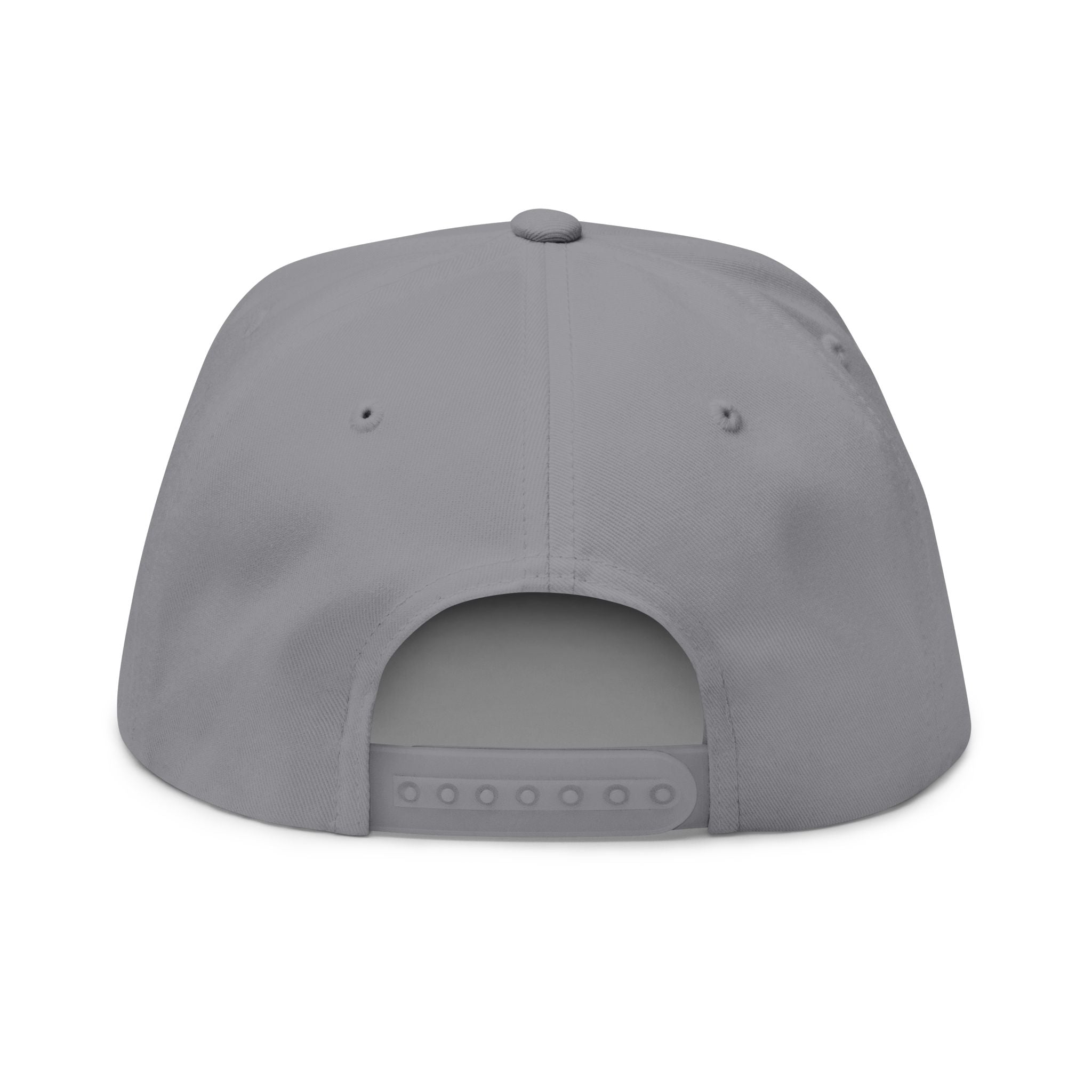 Flat Bill Cap - "Be The Smile" Embroidered Snapback Hat