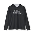 Bass Therapy ultra comfort beach and excercise hoodie — Men's lightweight, UV anywhere shirt