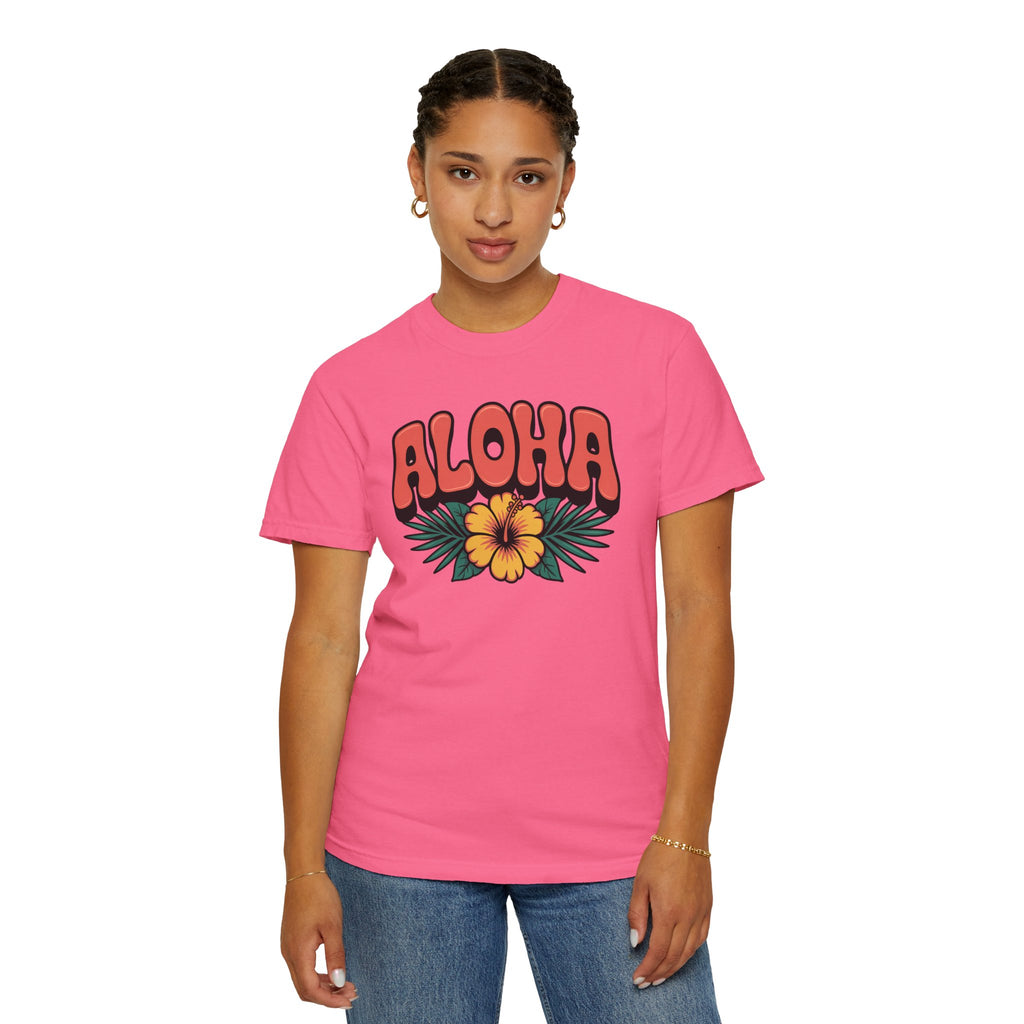 Aloha T-Shirt — Positive Message Garment-Dyed Tee